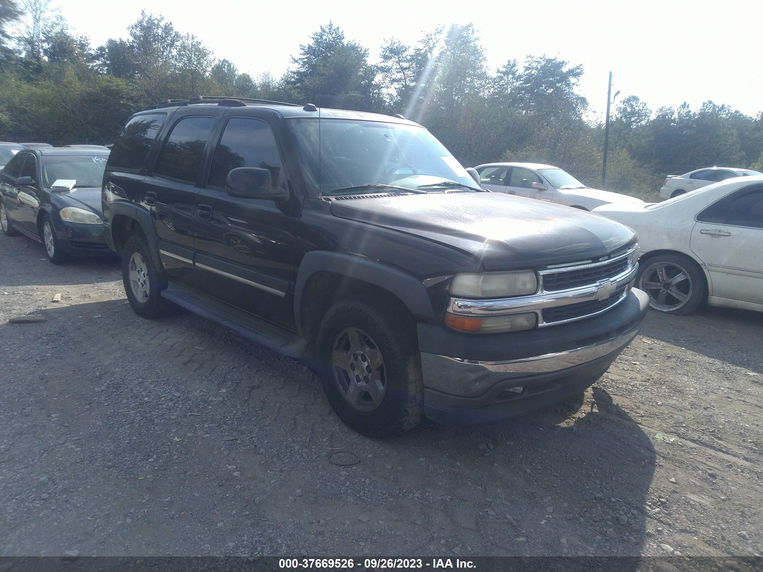 CHEVROLET TAHOE 2005 1gnec13t45r228246