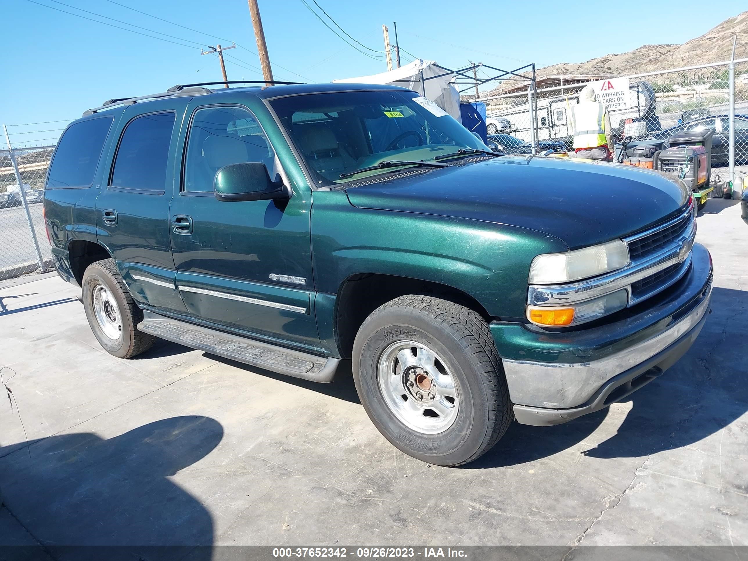 CHEVROLET TAHOE 2001 1gnec13t51r167886