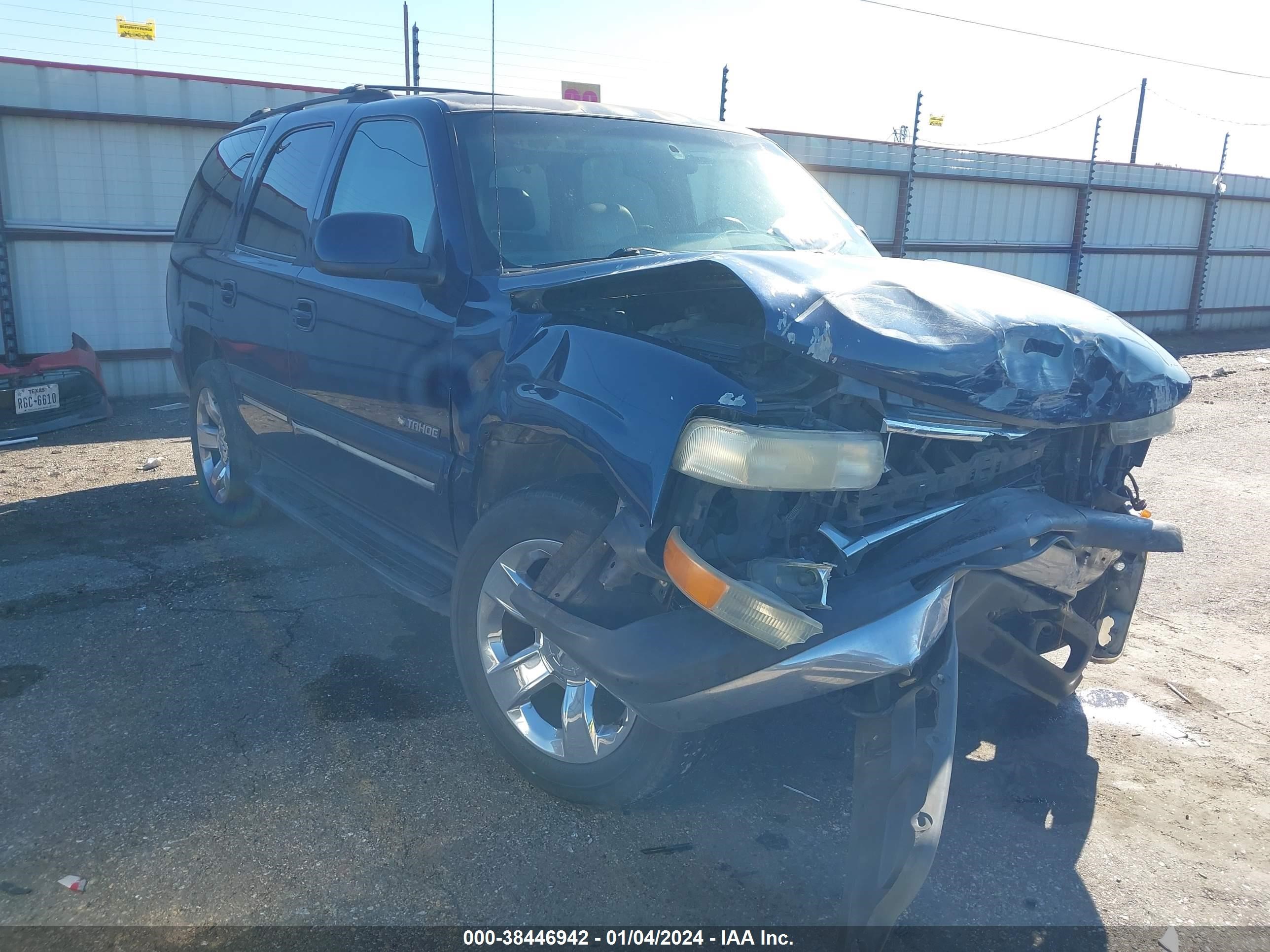 CHEVROLET TAHOE 2001 1gnec13t61r209868