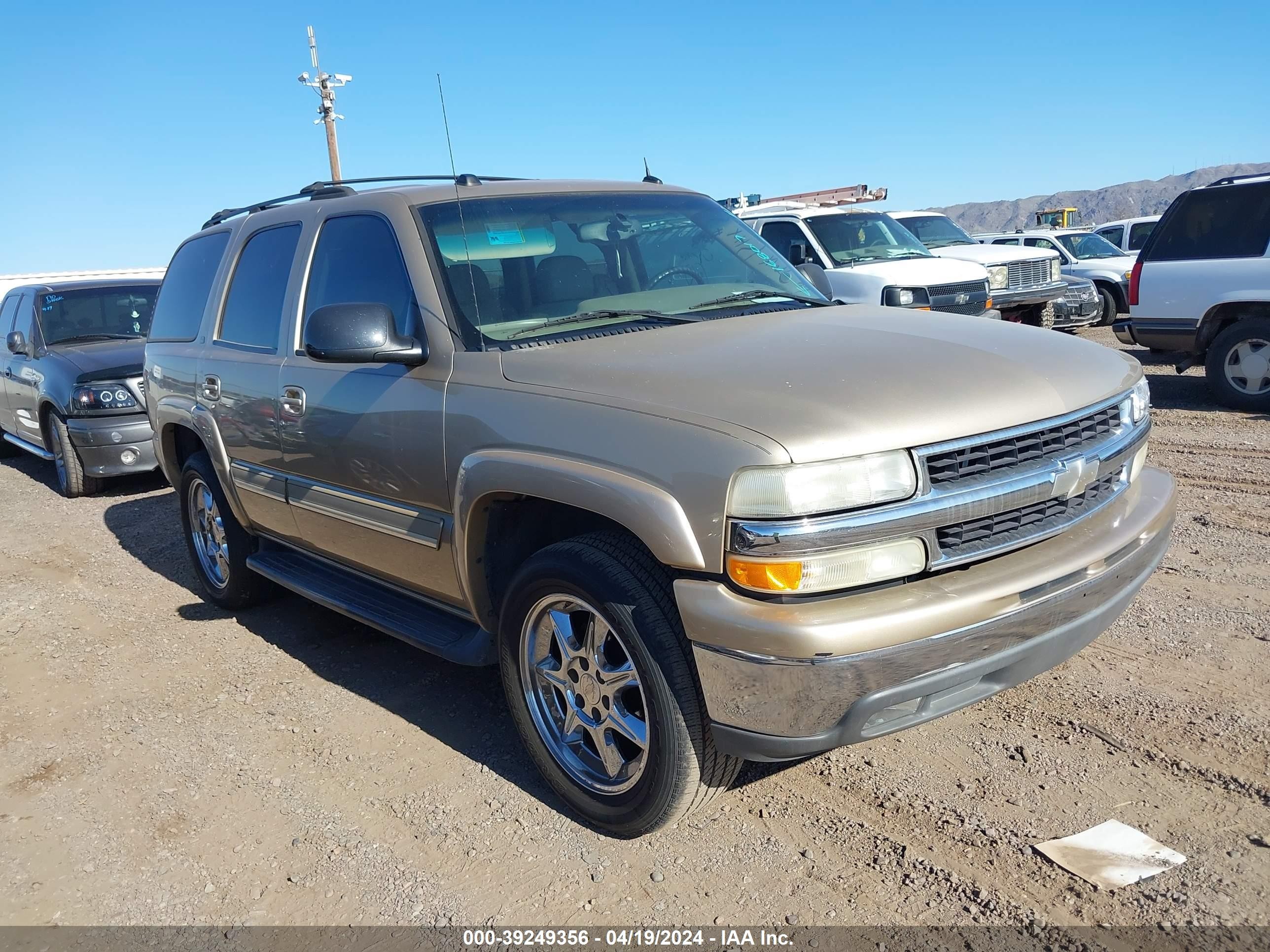 CHEVROLET TAHOE 2005 1gnec13t65r168017