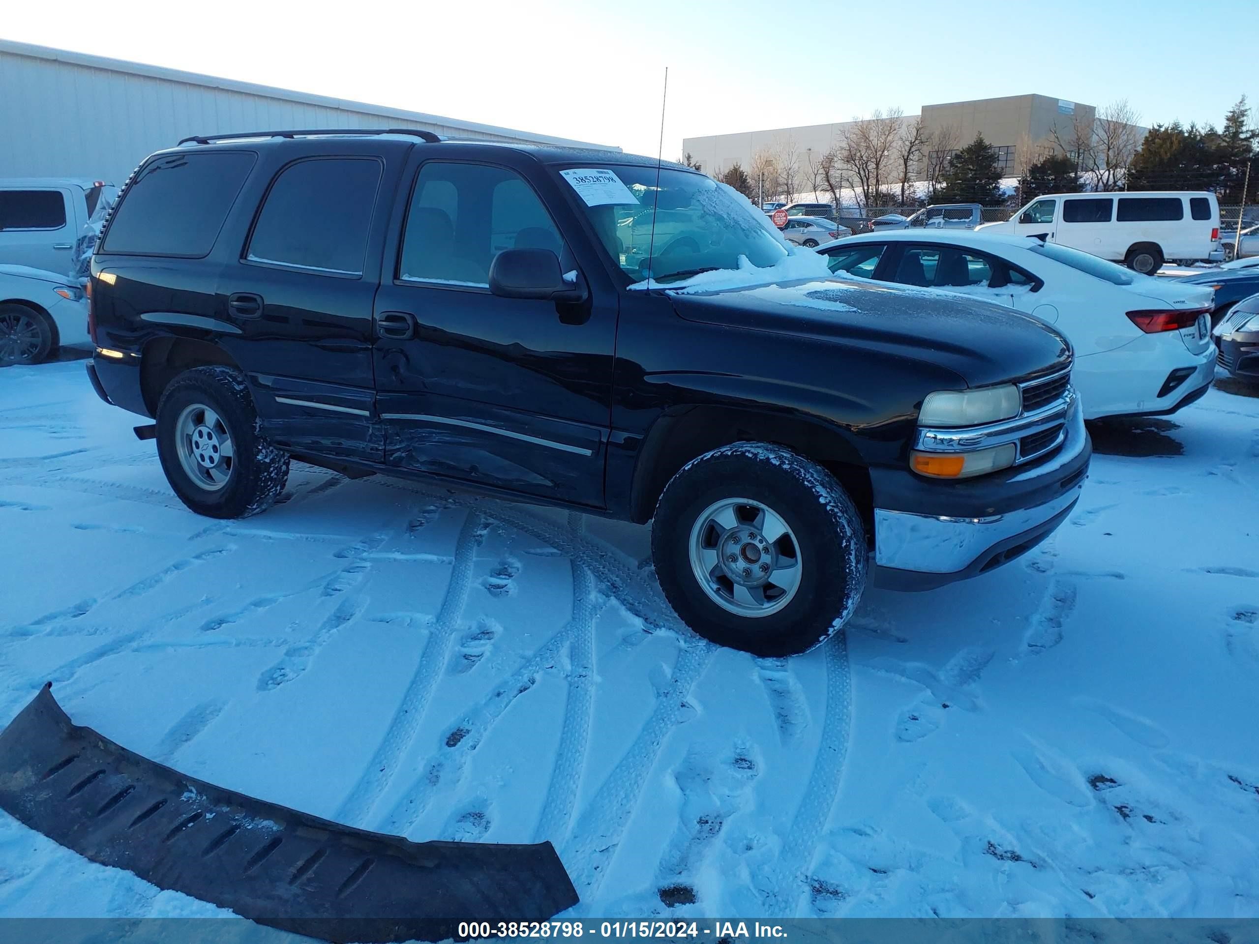 CHEVROLET TAHOE 2001 1gnec13t71r127874