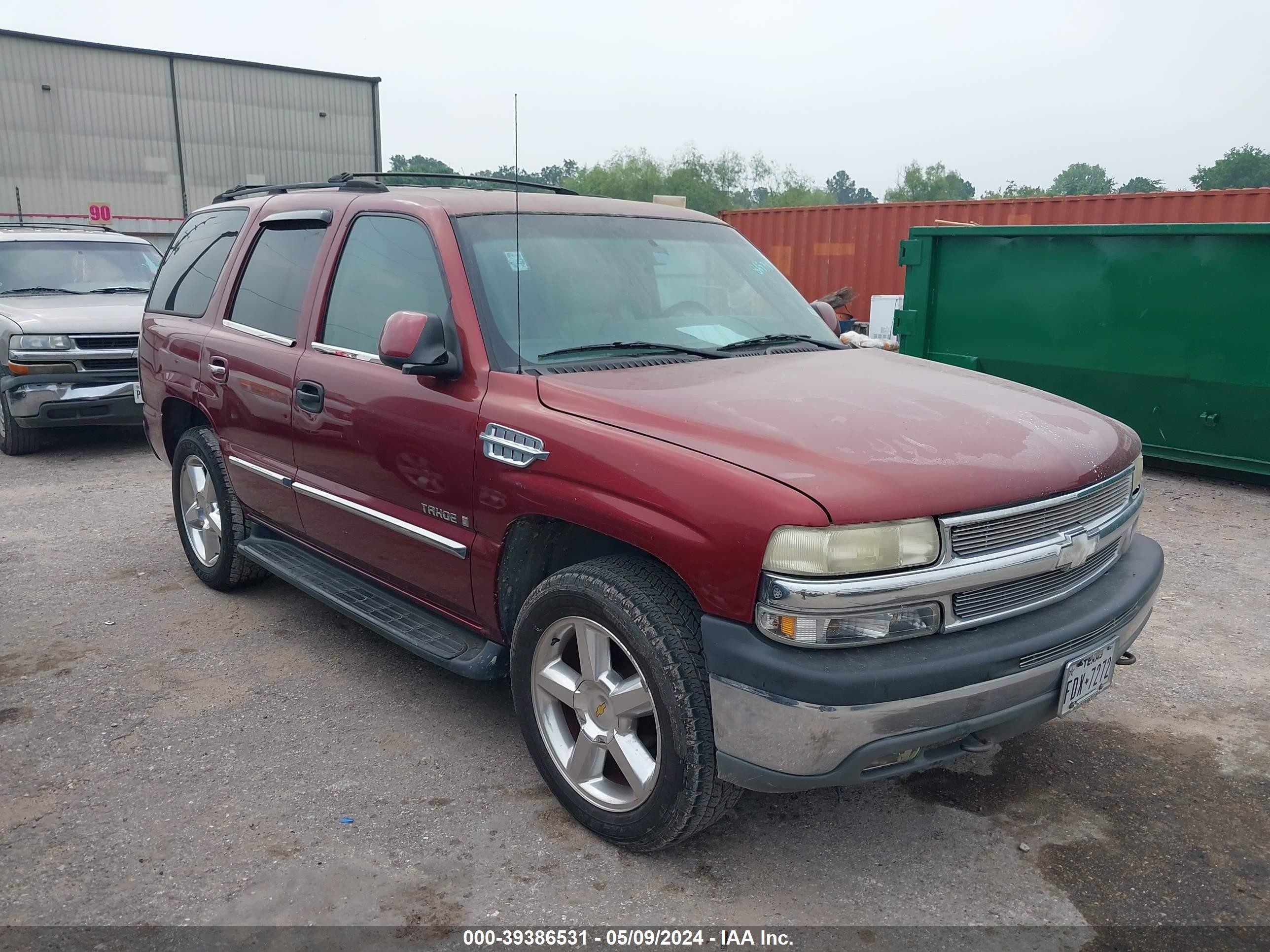 CHEVROLET TAHOE 2001 1gnec13t81r131237