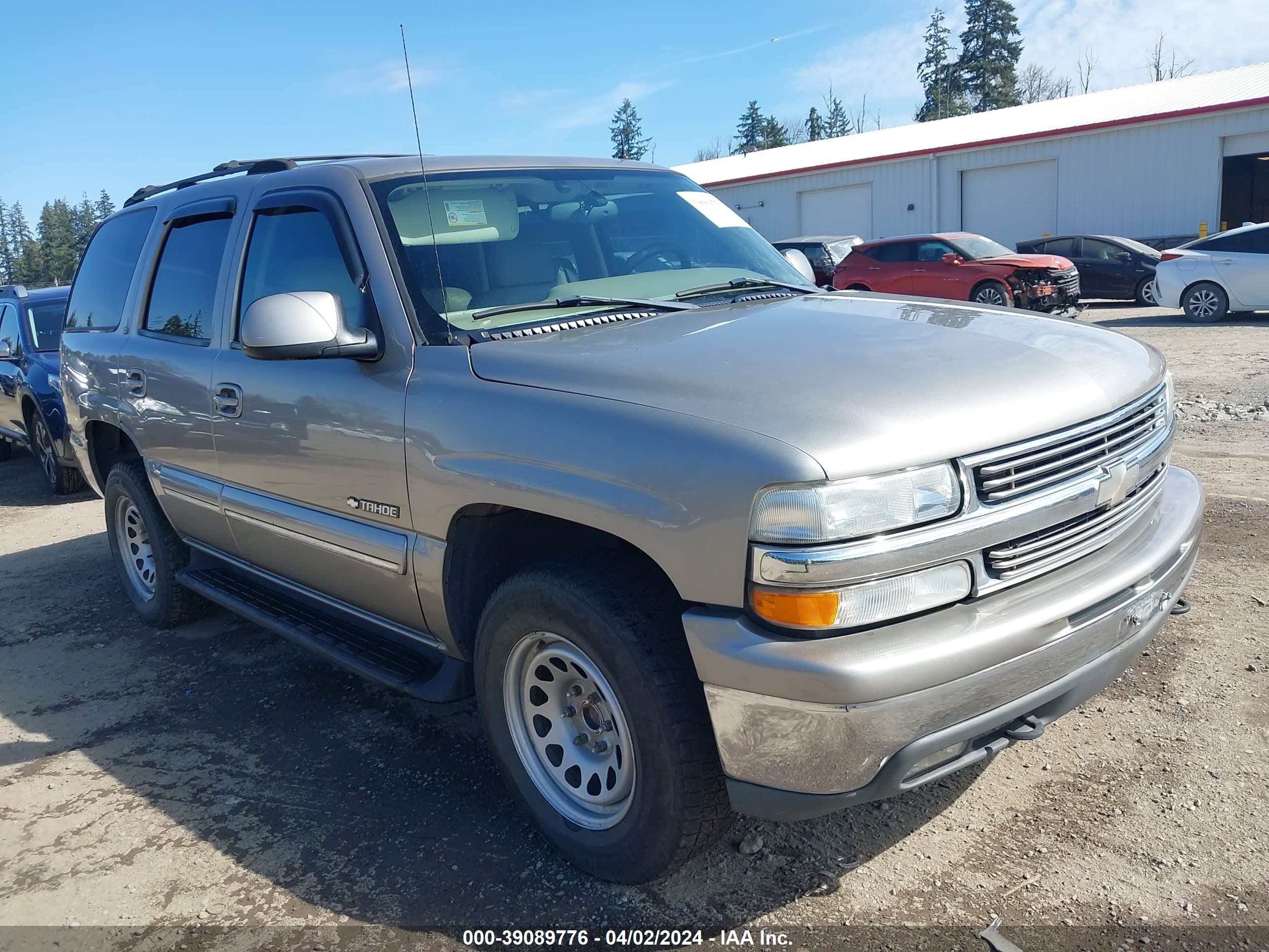 CHEVROLET TAHOE 2002 1gnec13t92j226258