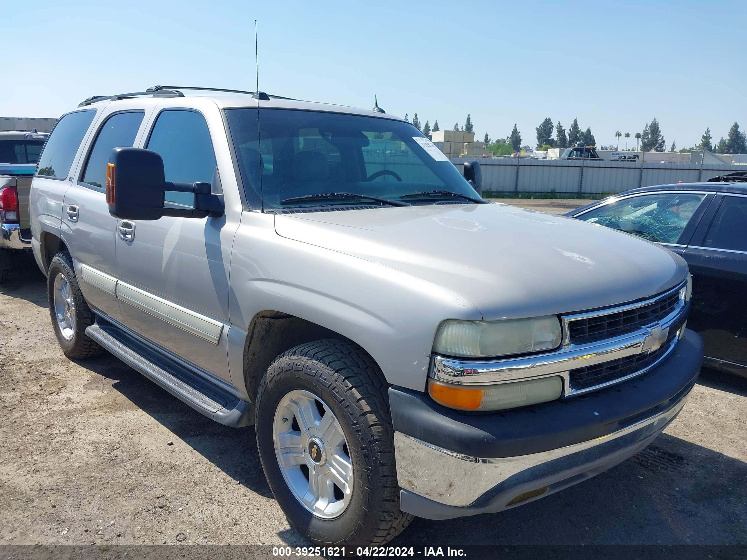 CHEVROLET TAHOE 2005 1gnec13t95r100987