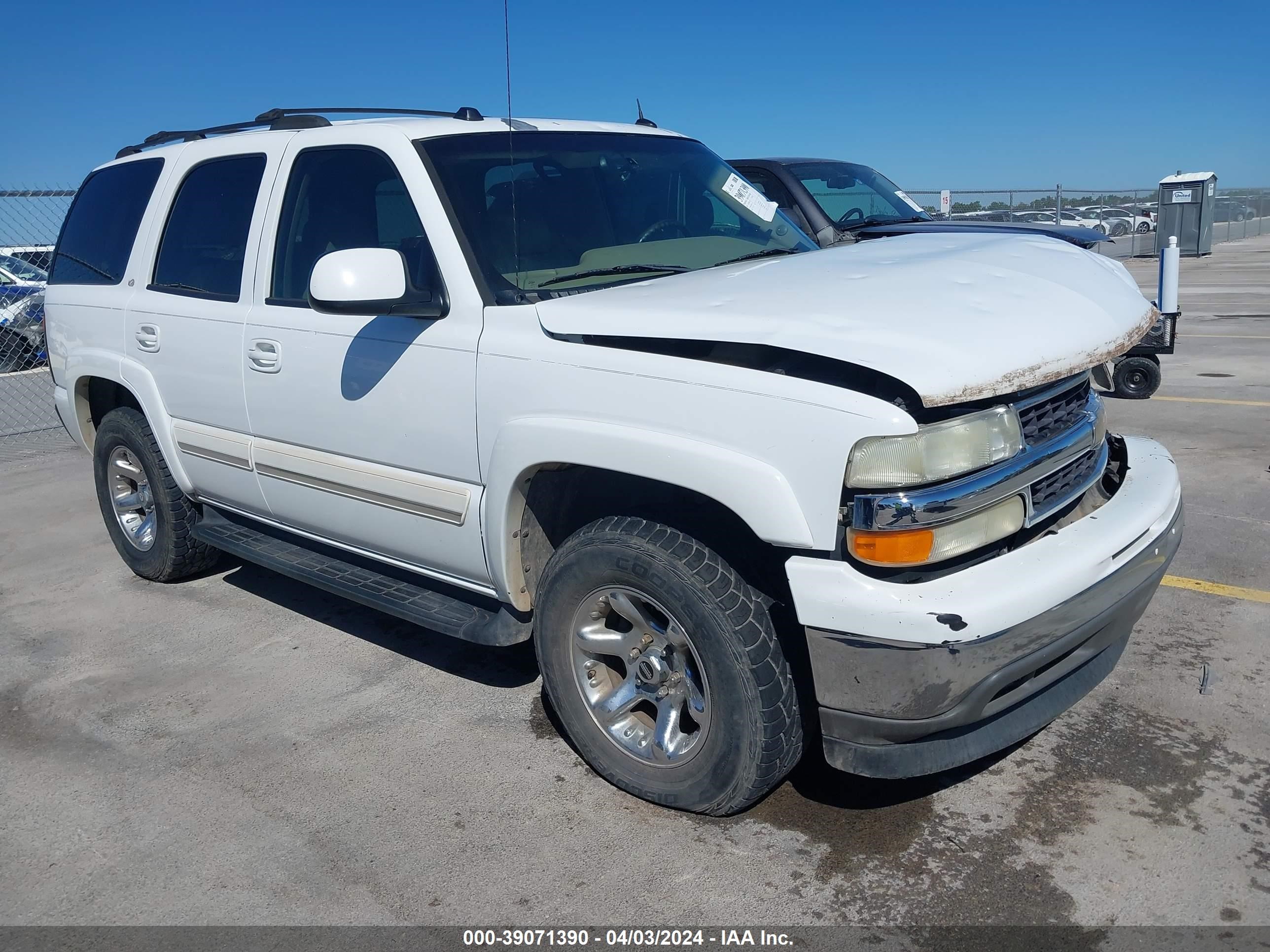 CHEVROLET TAHOE 2005 1gnec13t95r237735