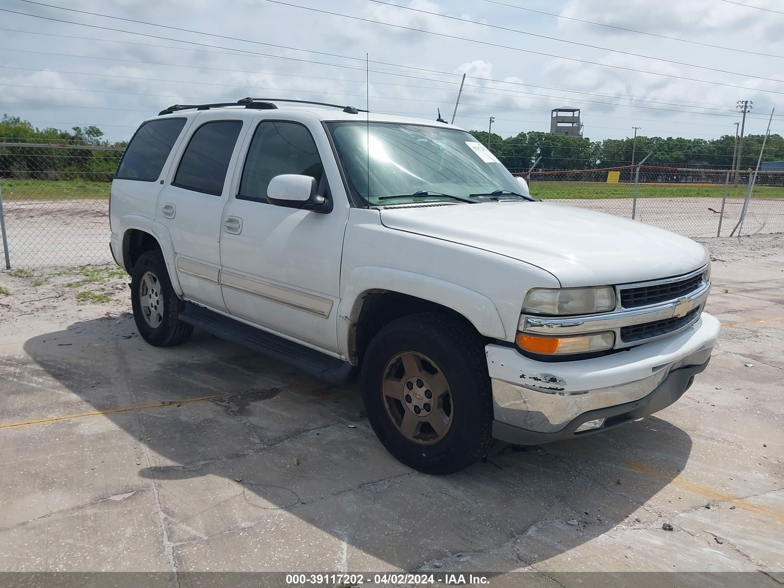 CHEVROLET TAHOE 2005 1gnec13tx5j128182