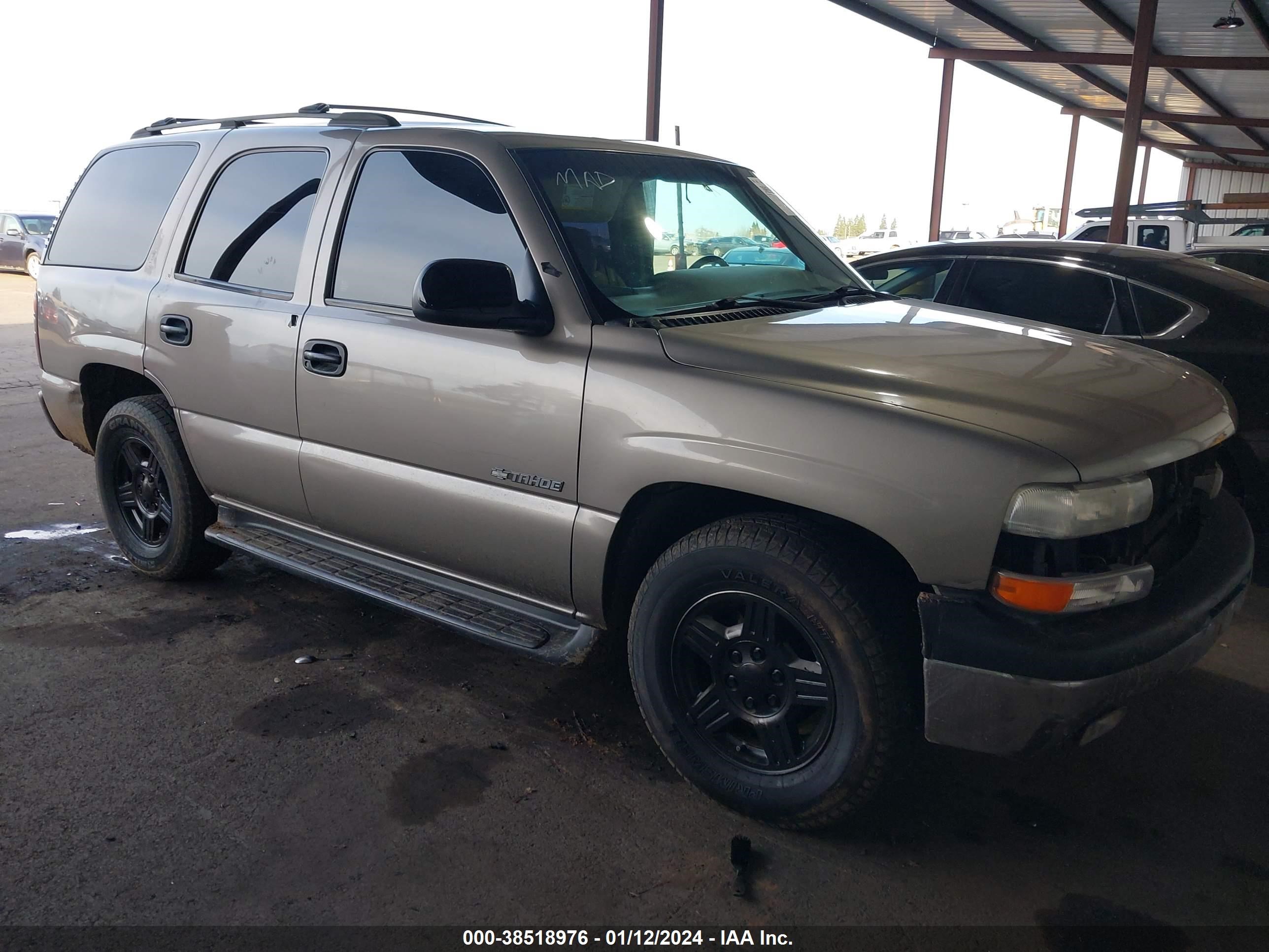 CHEVROLET TAHOE 2002 1gnec13v02j334530