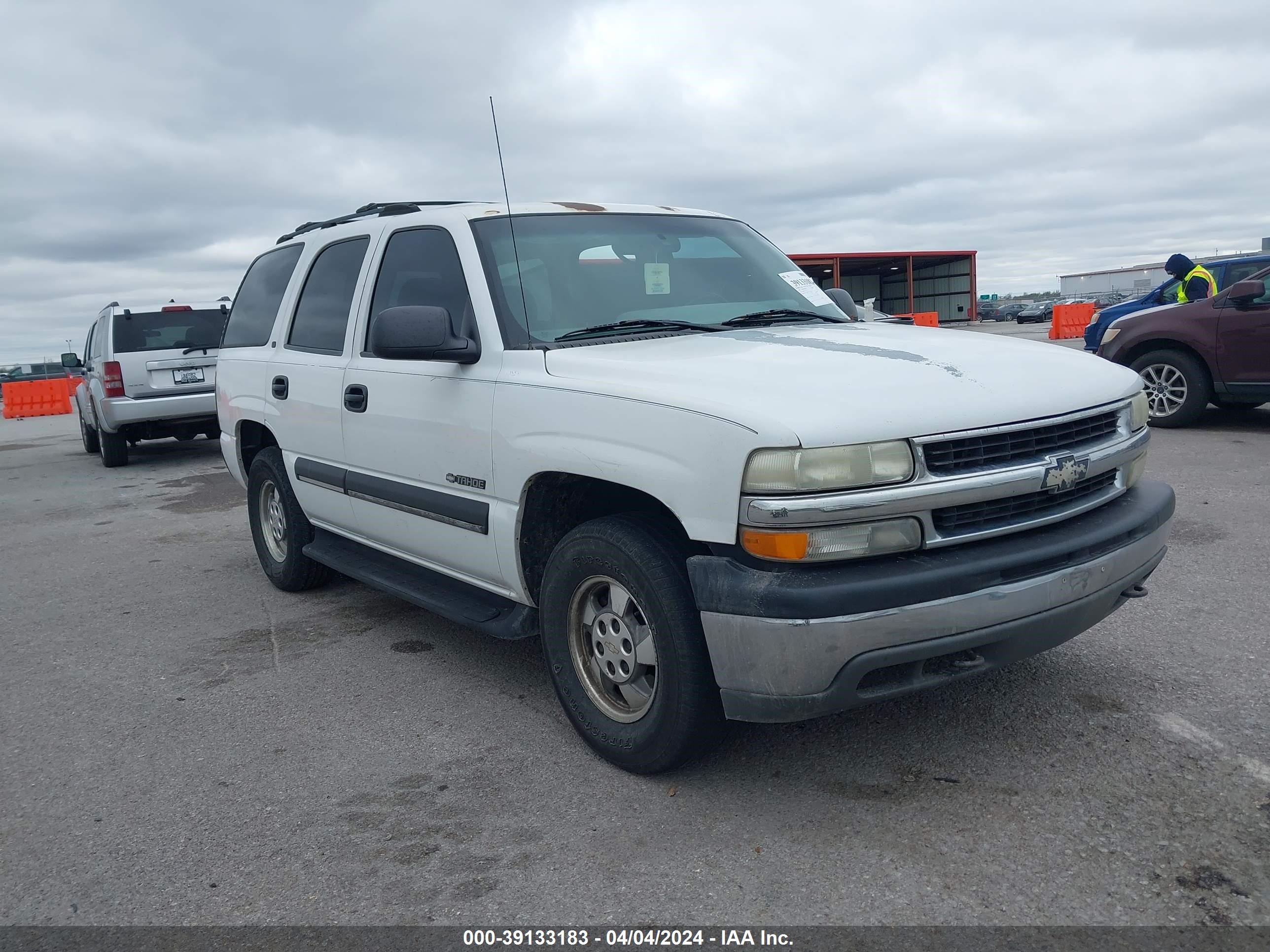 CHEVROLET TAHOE 2002 1gnec13v12j165523