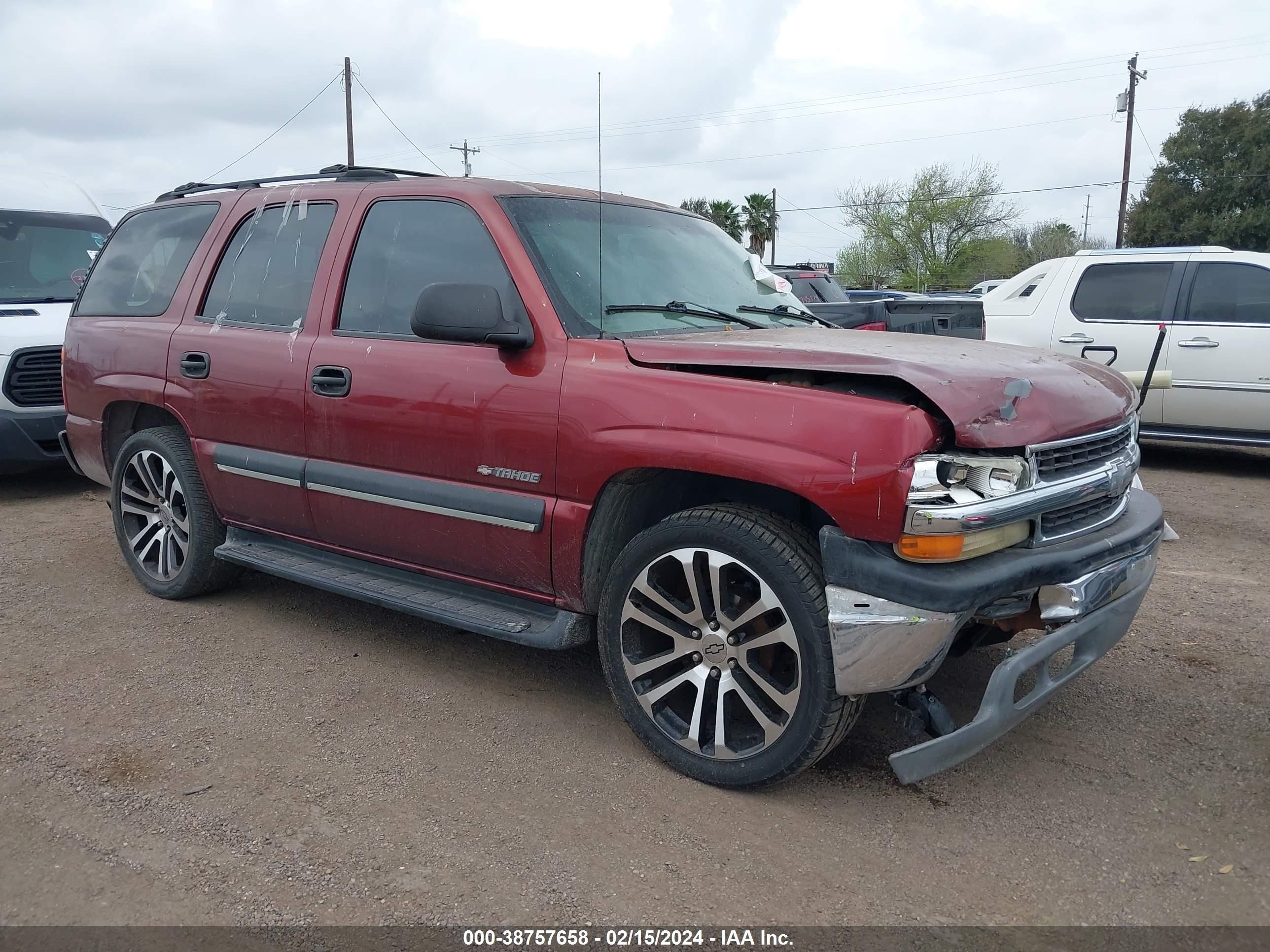 CHEVROLET TAHOE 2002 1gnec13v12r325417