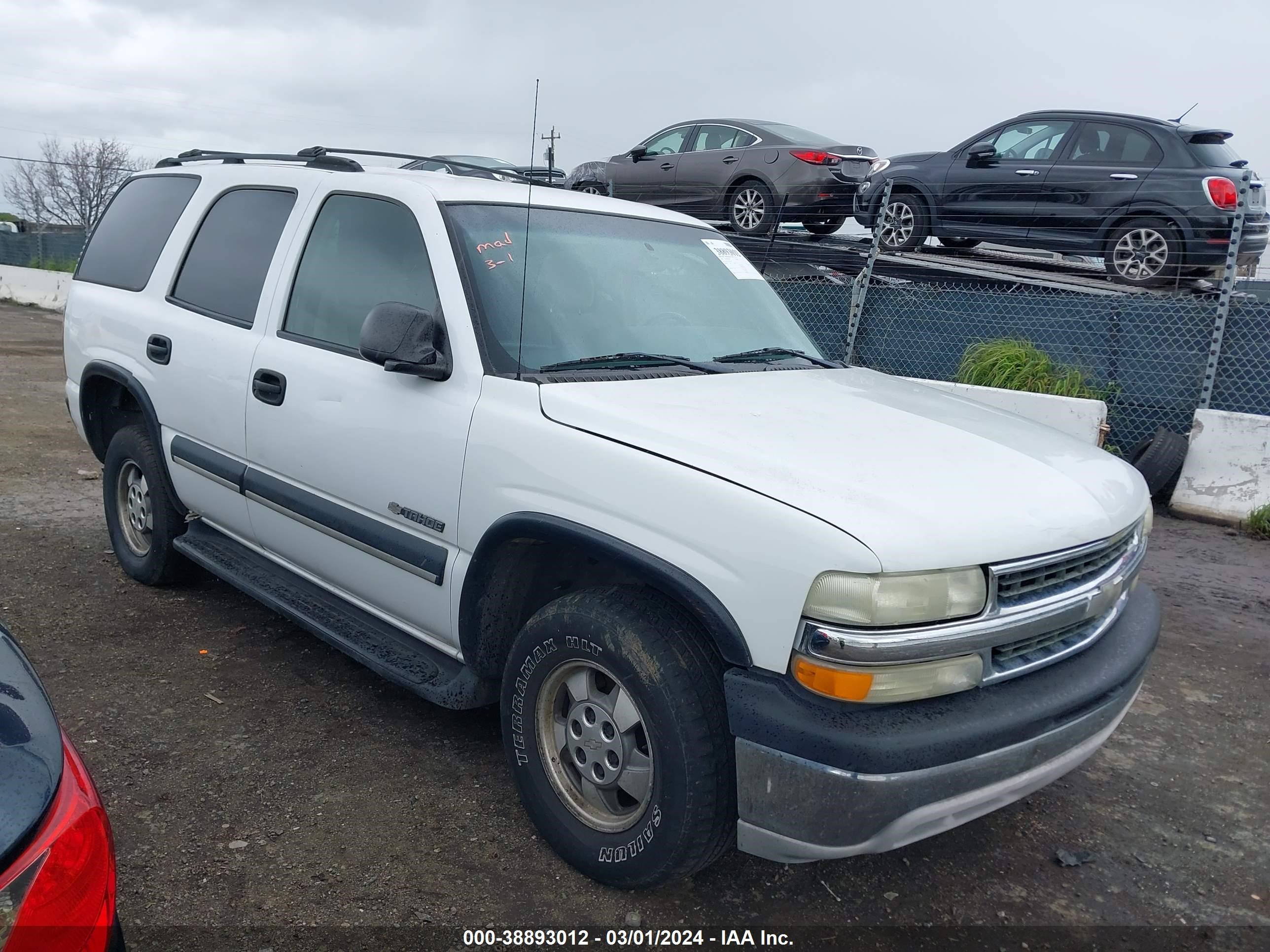 CHEVROLET TAHOE 2003 1gnec13v13r105468