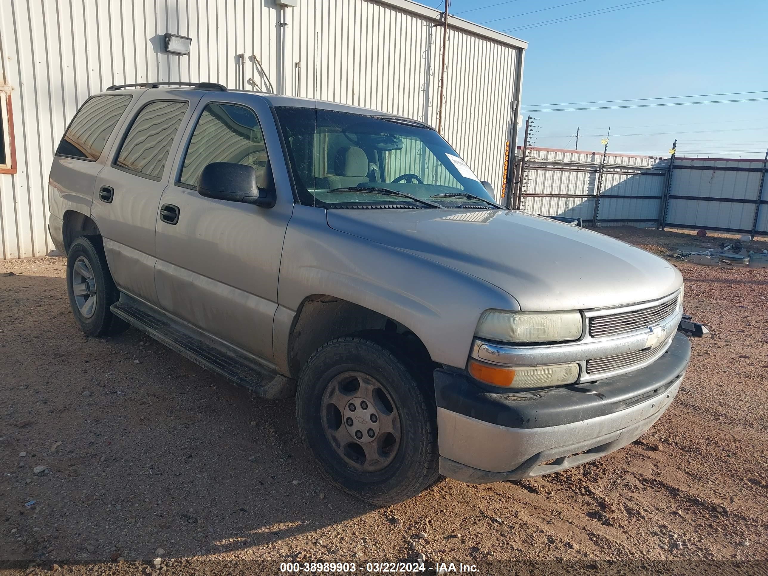 CHEVROLET TAHOE 2004 1gnec13v14r272172