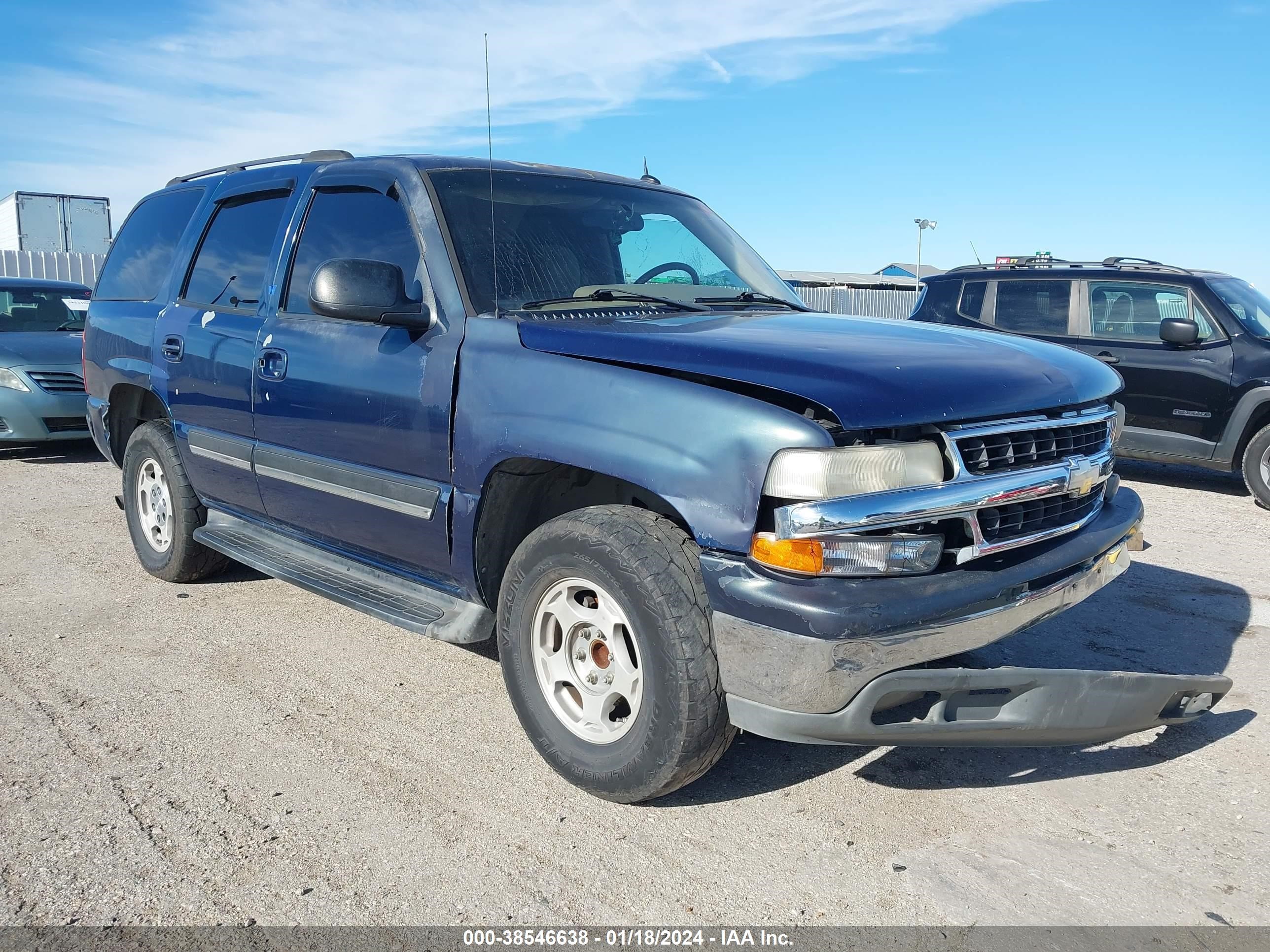 CHEVROLET TAHOE 2005 1gnec13v25j134236