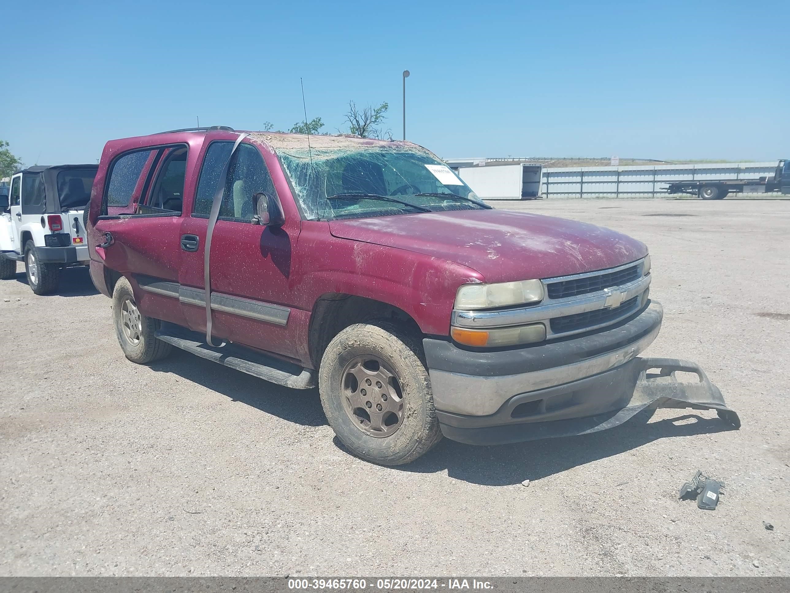 CHEVROLET TAHOE 2005 1gnec13v35r168851