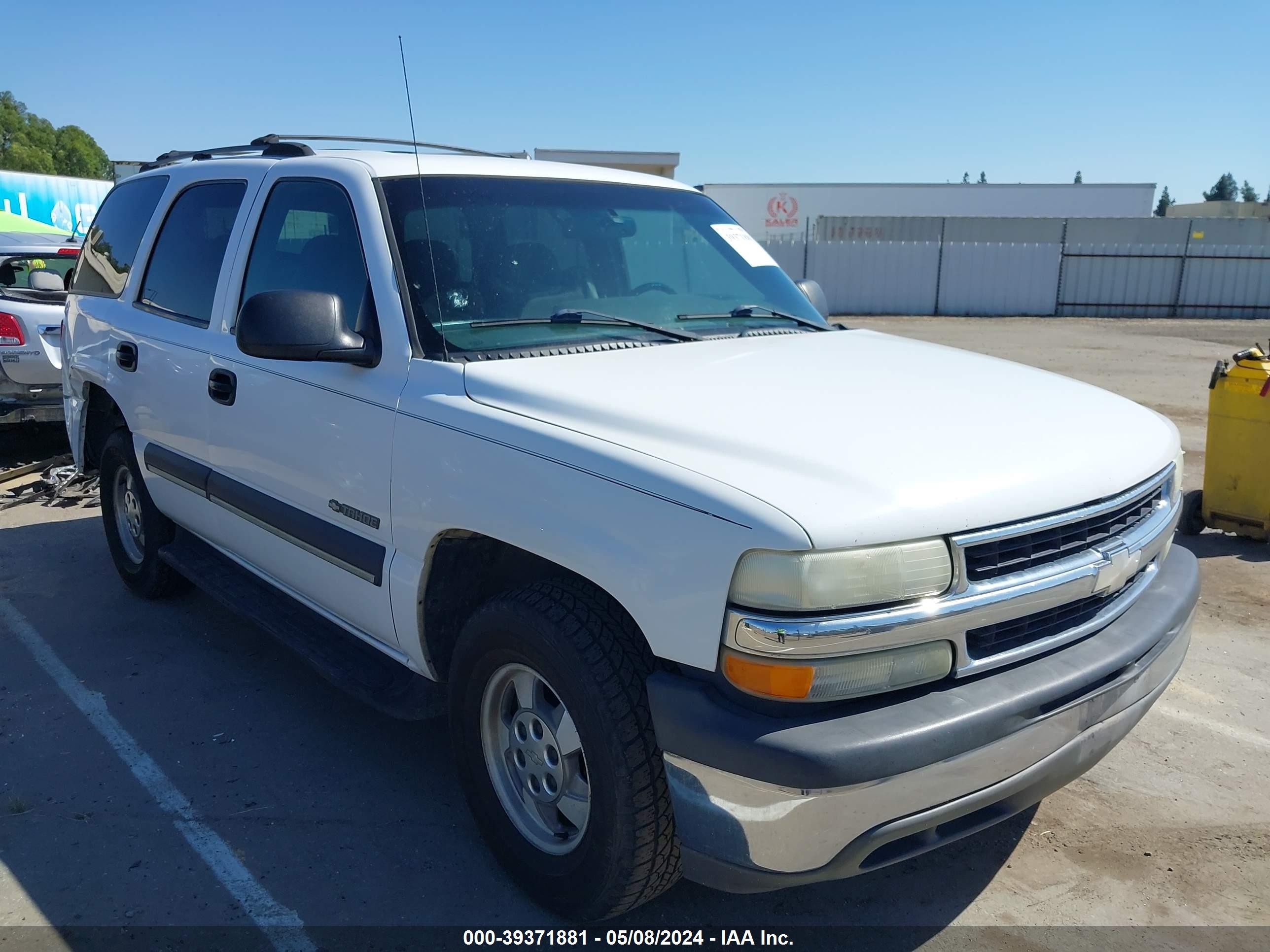 CHEVROLET TAHOE 2002 1gnec13v52r211095