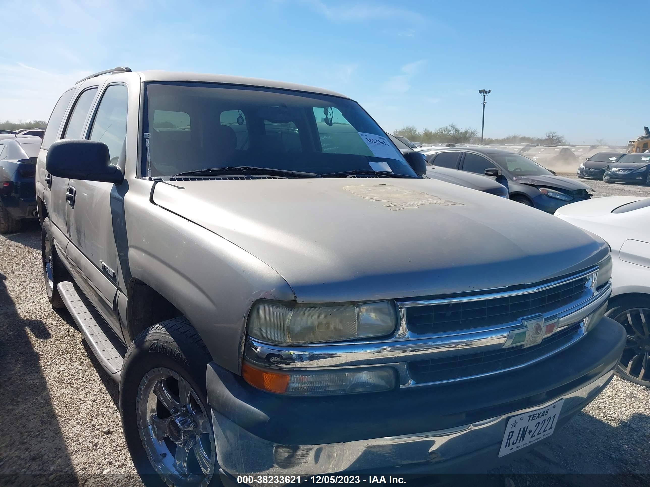 CHEVROLET TAHOE 2003 1gnec13v53r223555