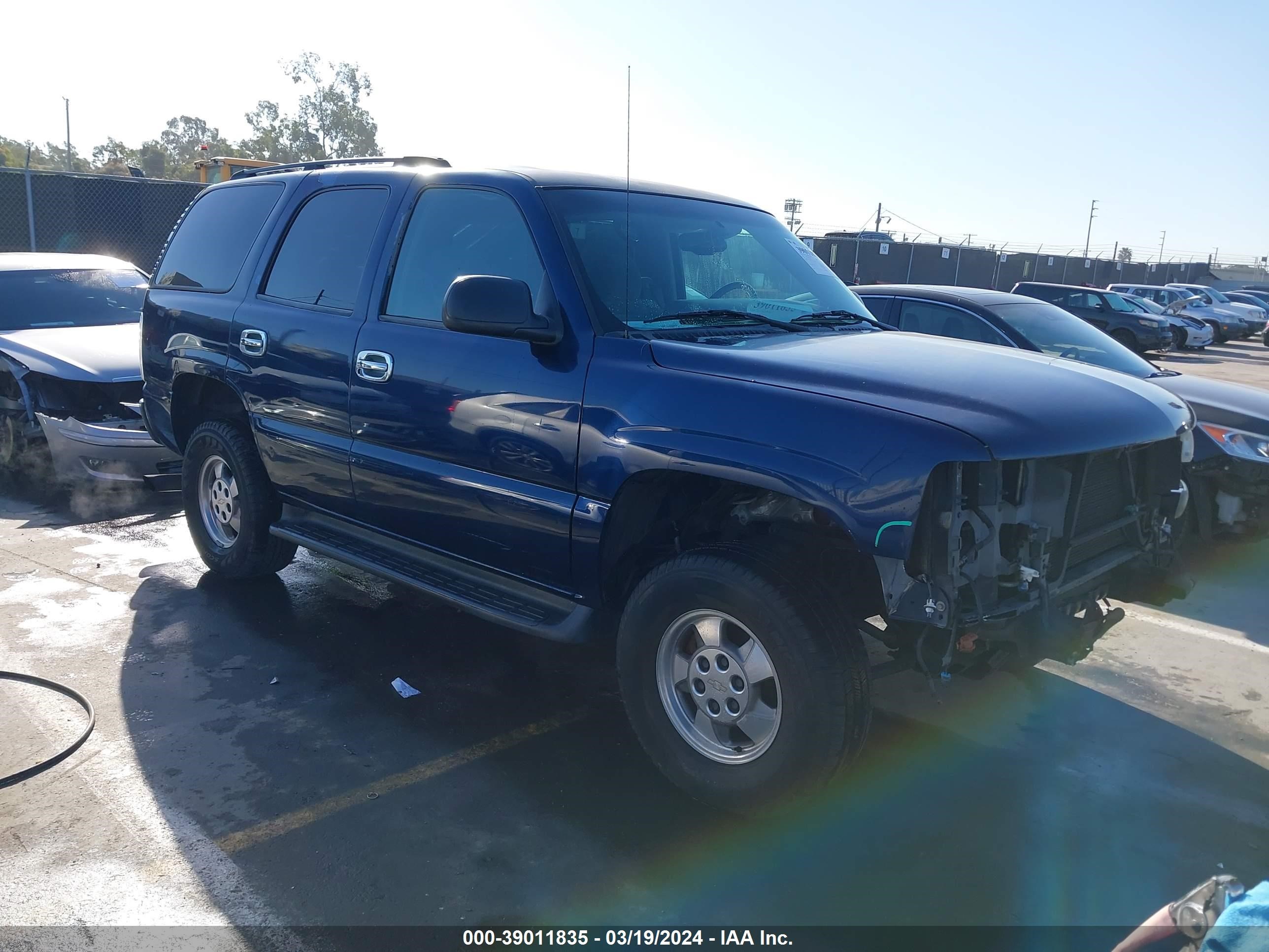 CHEVROLET TAHOE 2003 1gnec13v53r288132