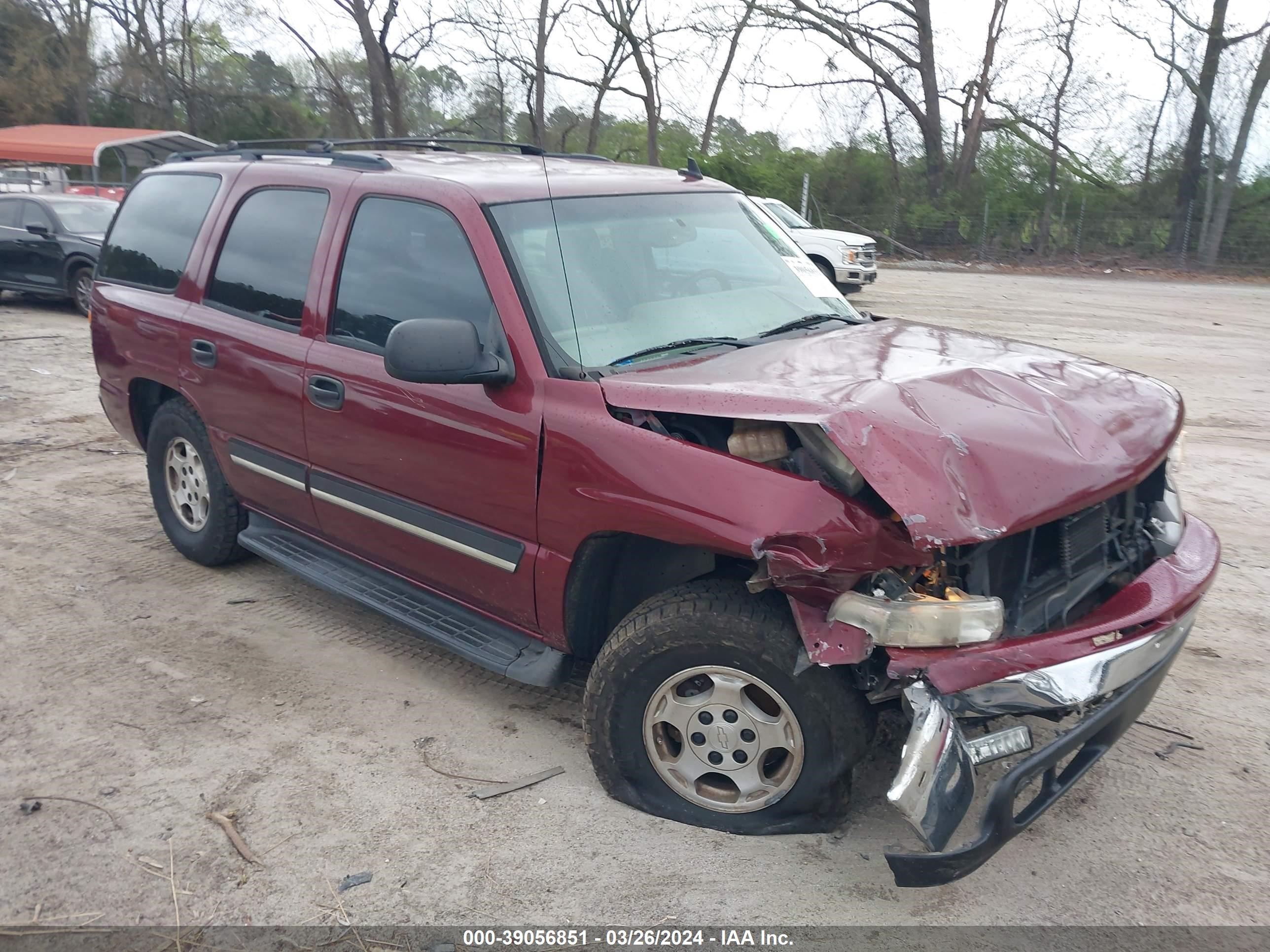 CHEVROLET TAHOE 2006 1gnec13v66j120020