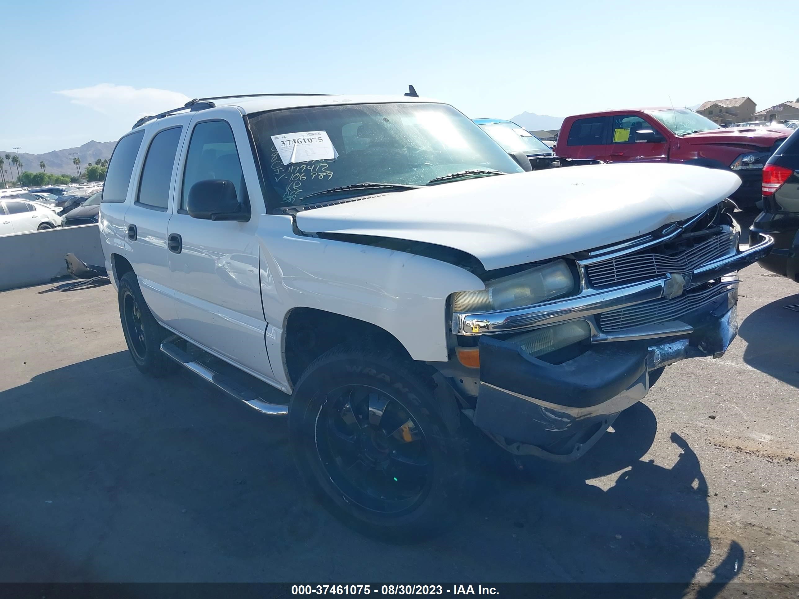 CHEVROLET TAHOE 2006 1gnec13v66r106989