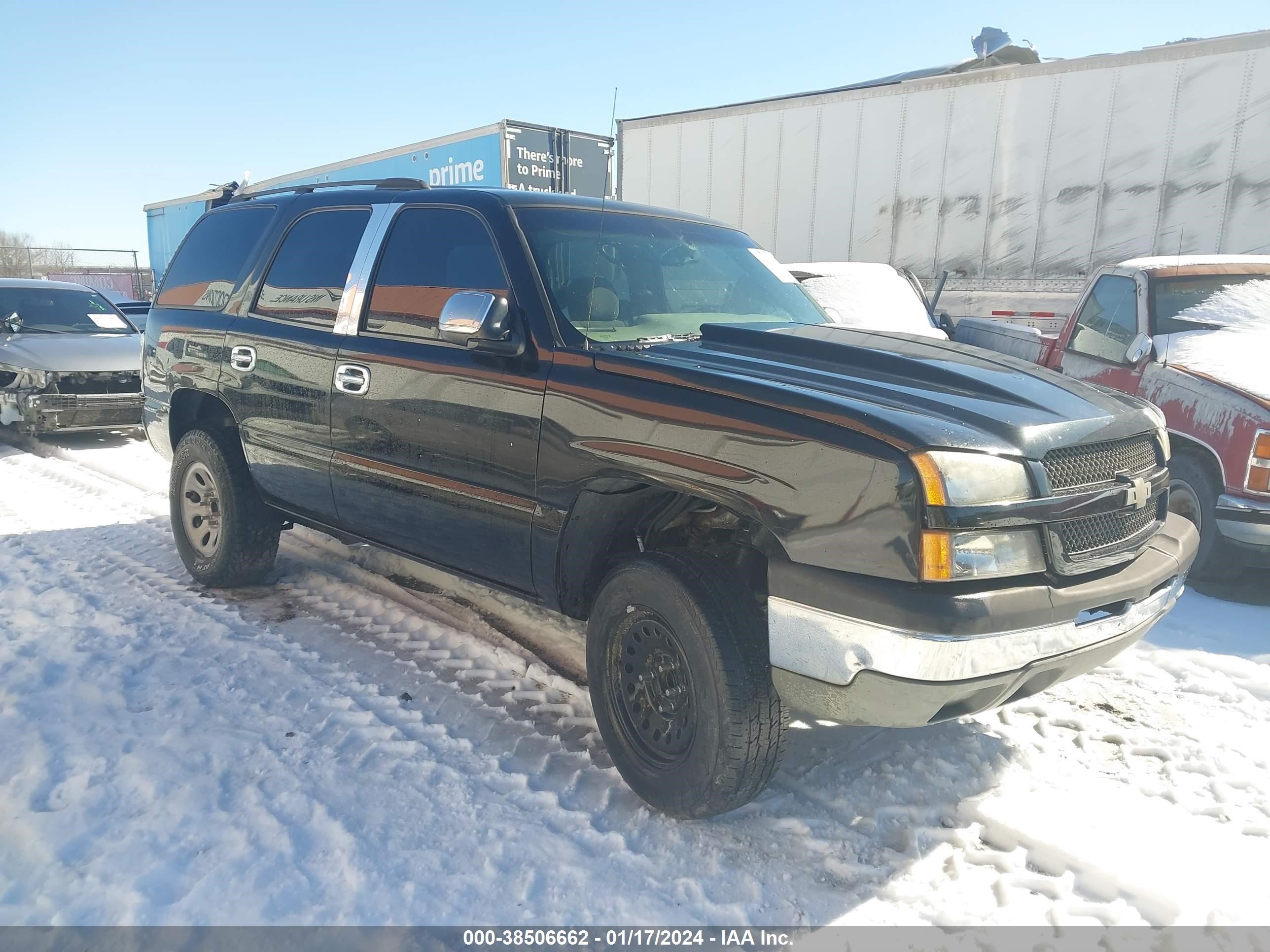 CHEVROLET TAHOE 2003 1gnec13v73r252040