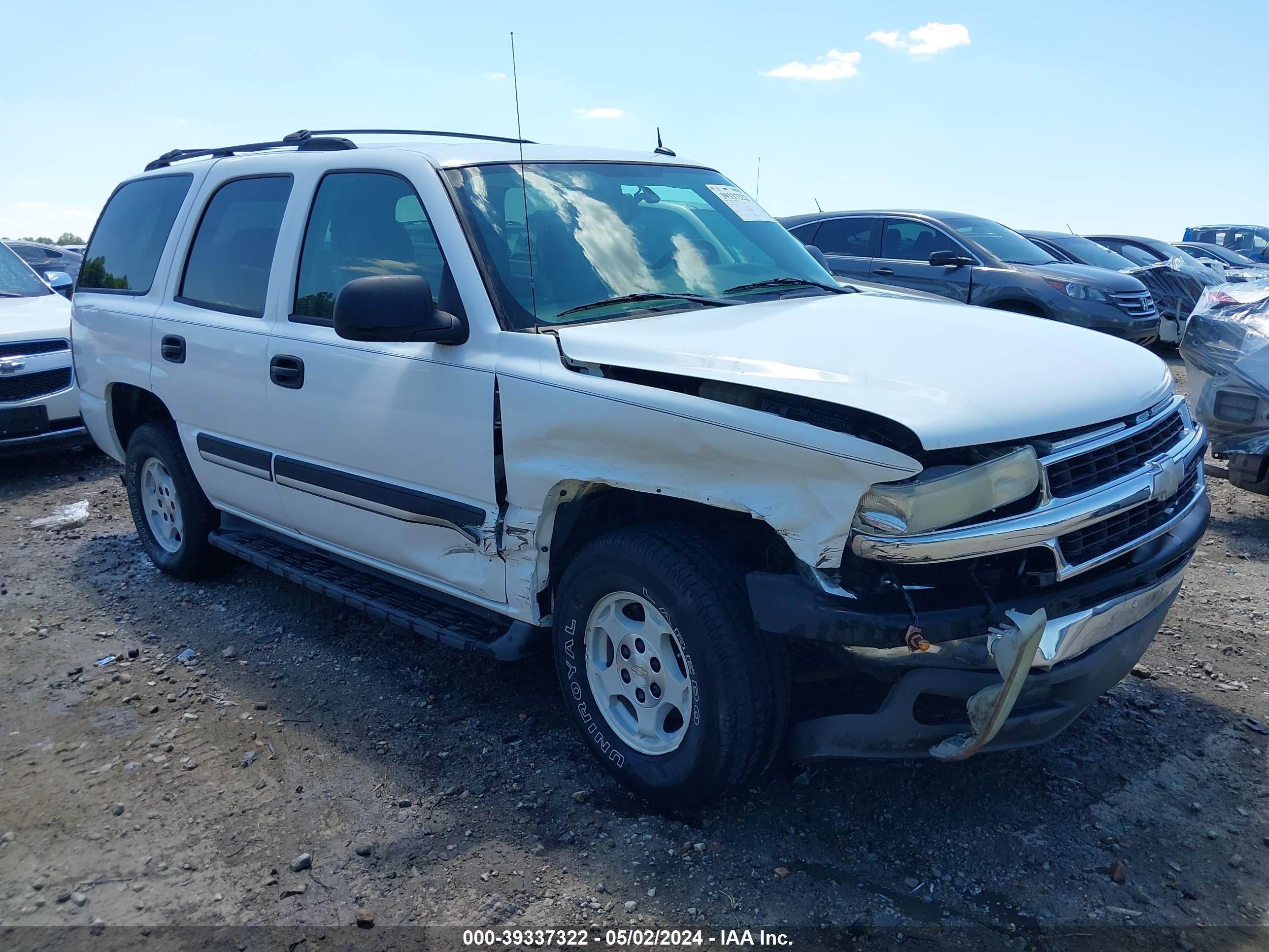 CHEVROLET TAHOE 2005 1gnec13vx5r237356