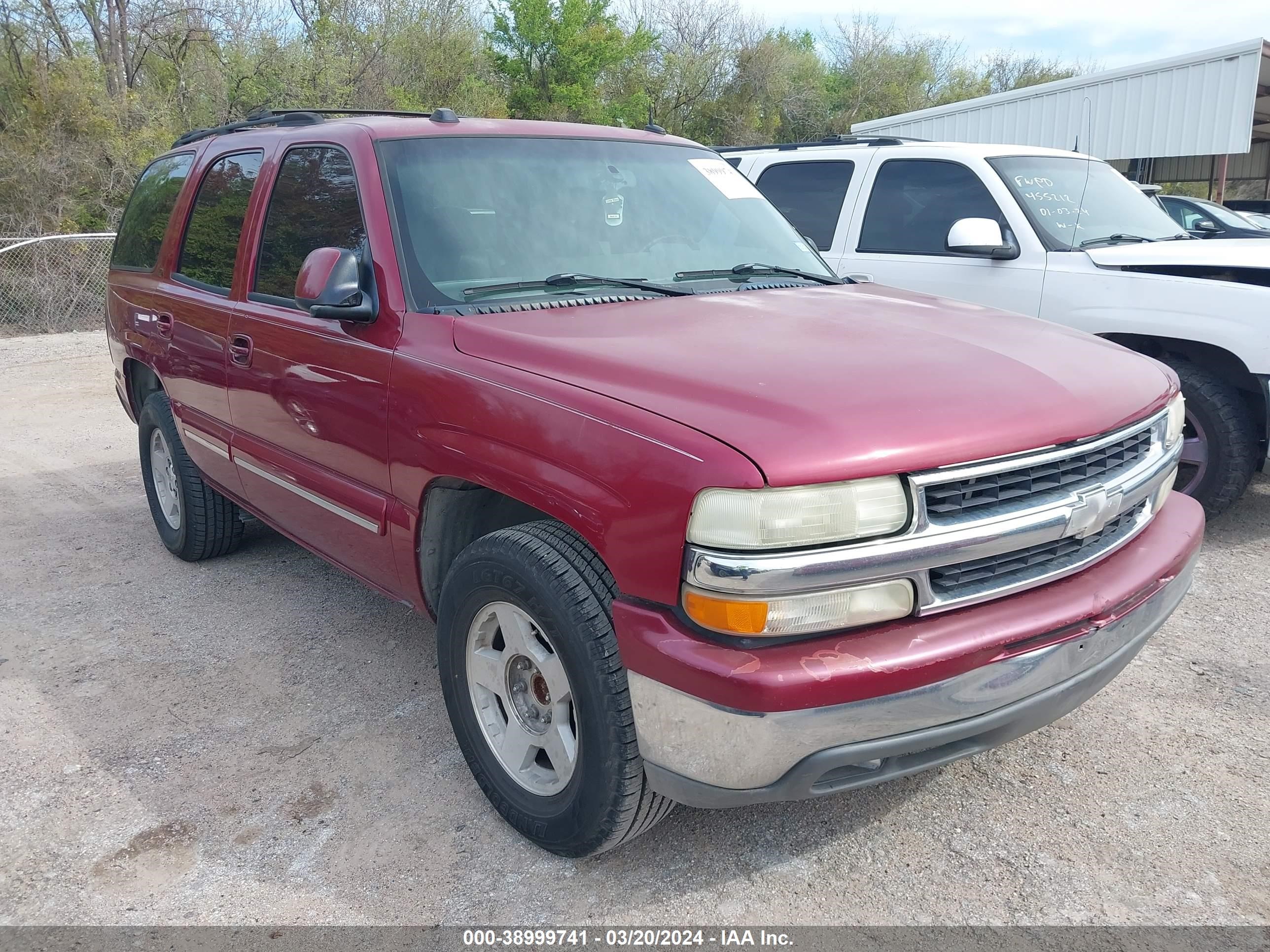 CHEVROLET TAHOE 2004 1gnec13z04r146758