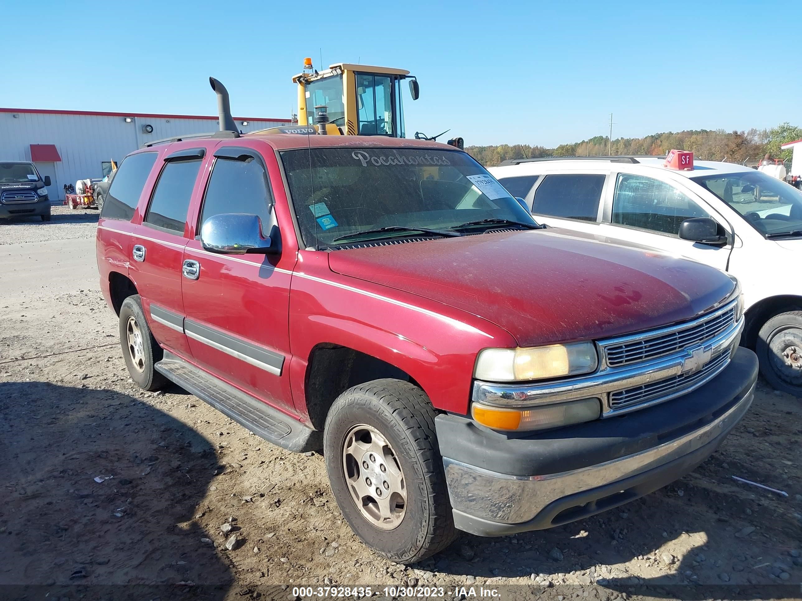 CHEVROLET TAHOE 2004 1gnec13z54j327966