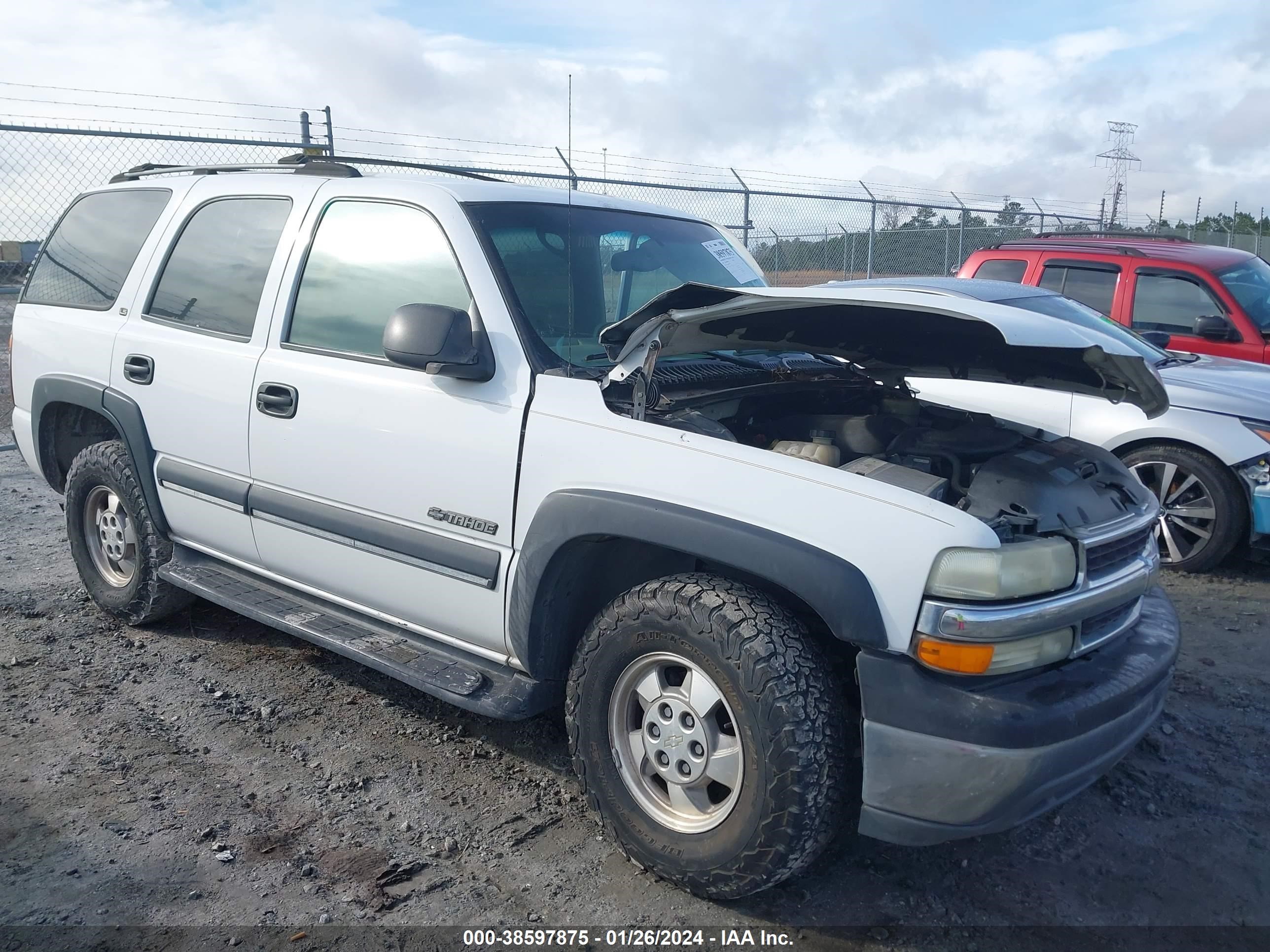 CHEVROLET TAHOE 2002 1gnec13z62r277657