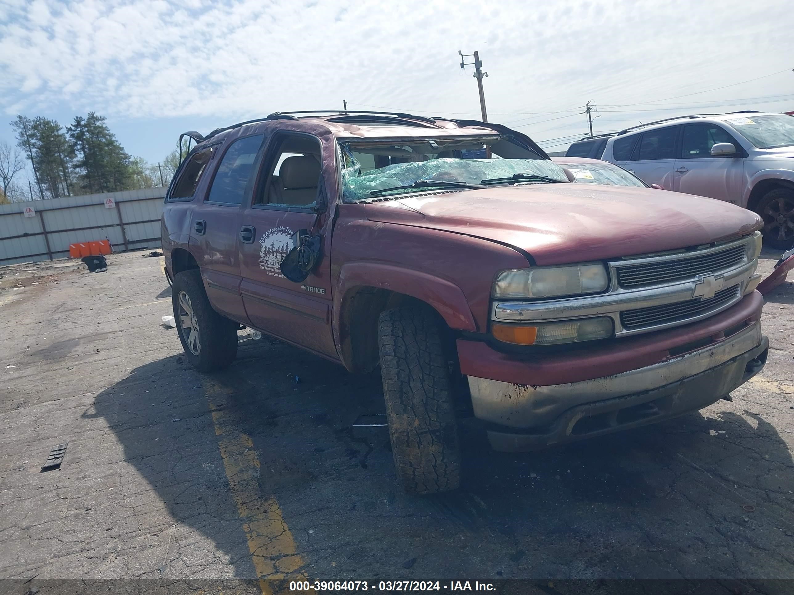 CHEVROLET TAHOE 2002 1gnec13z92j185117