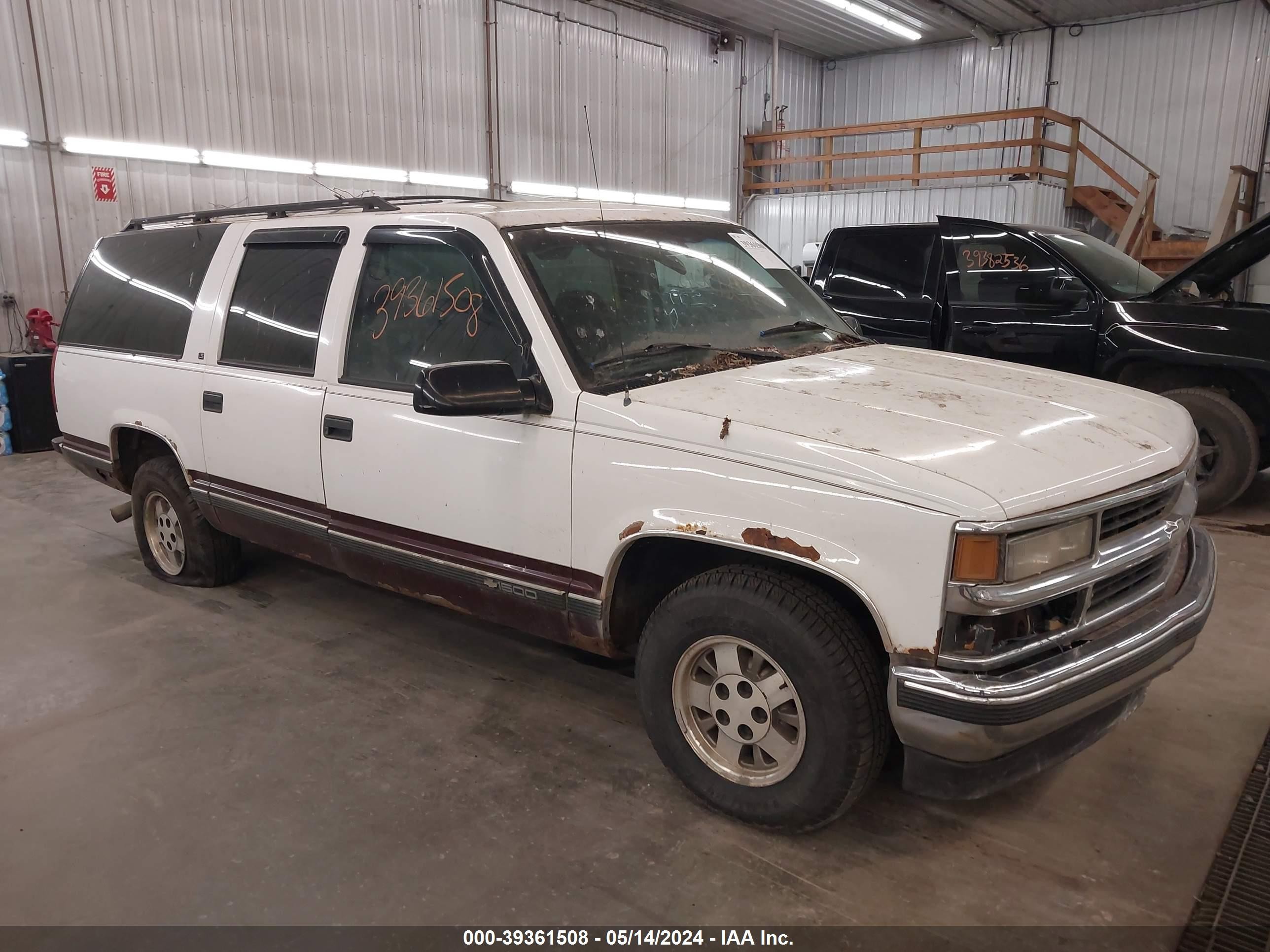 CHEVROLET SUBURBAN 1995 1gnec16kxsj336206