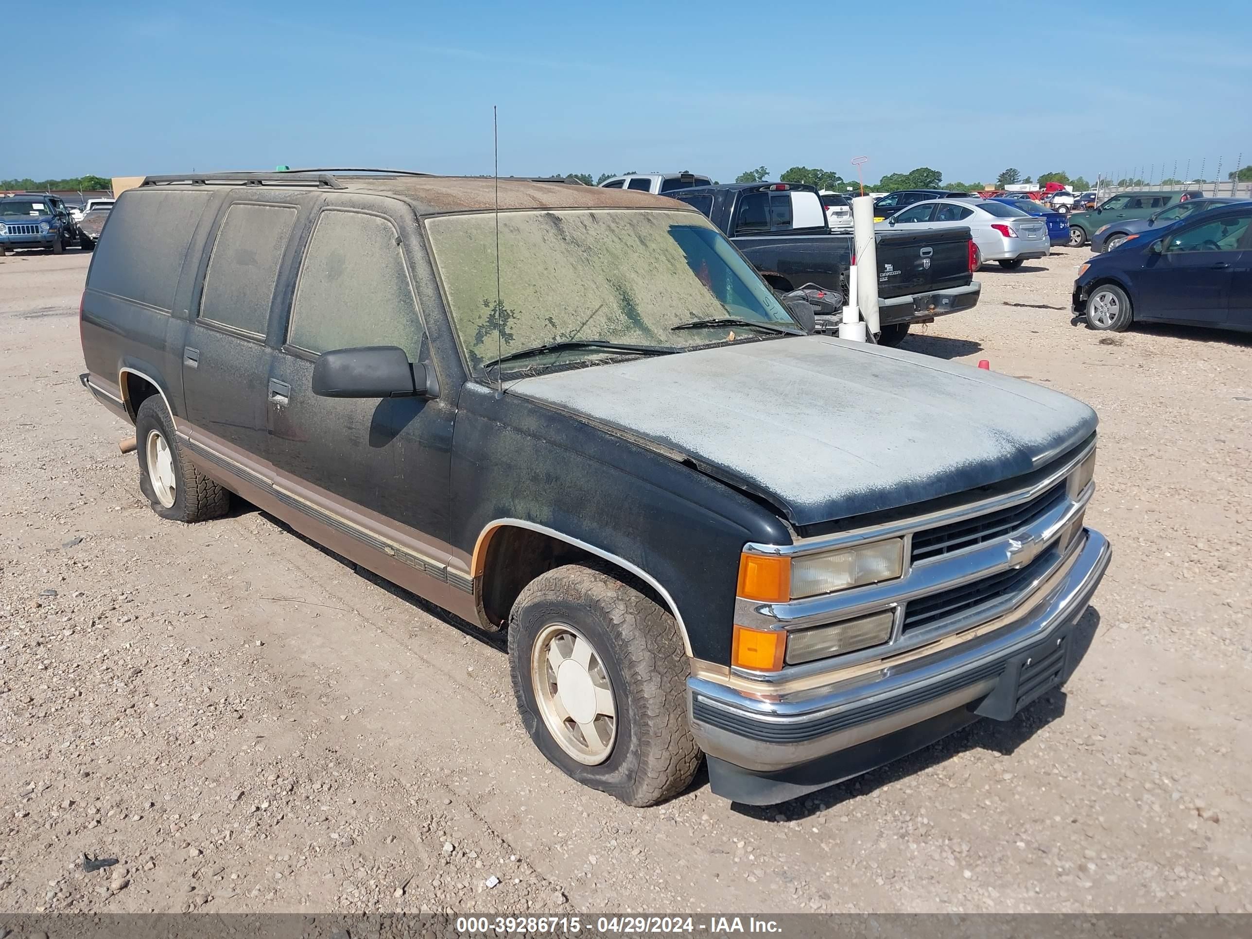 CHEVROLET SUBURBAN 1996 1gnec16rstj375682