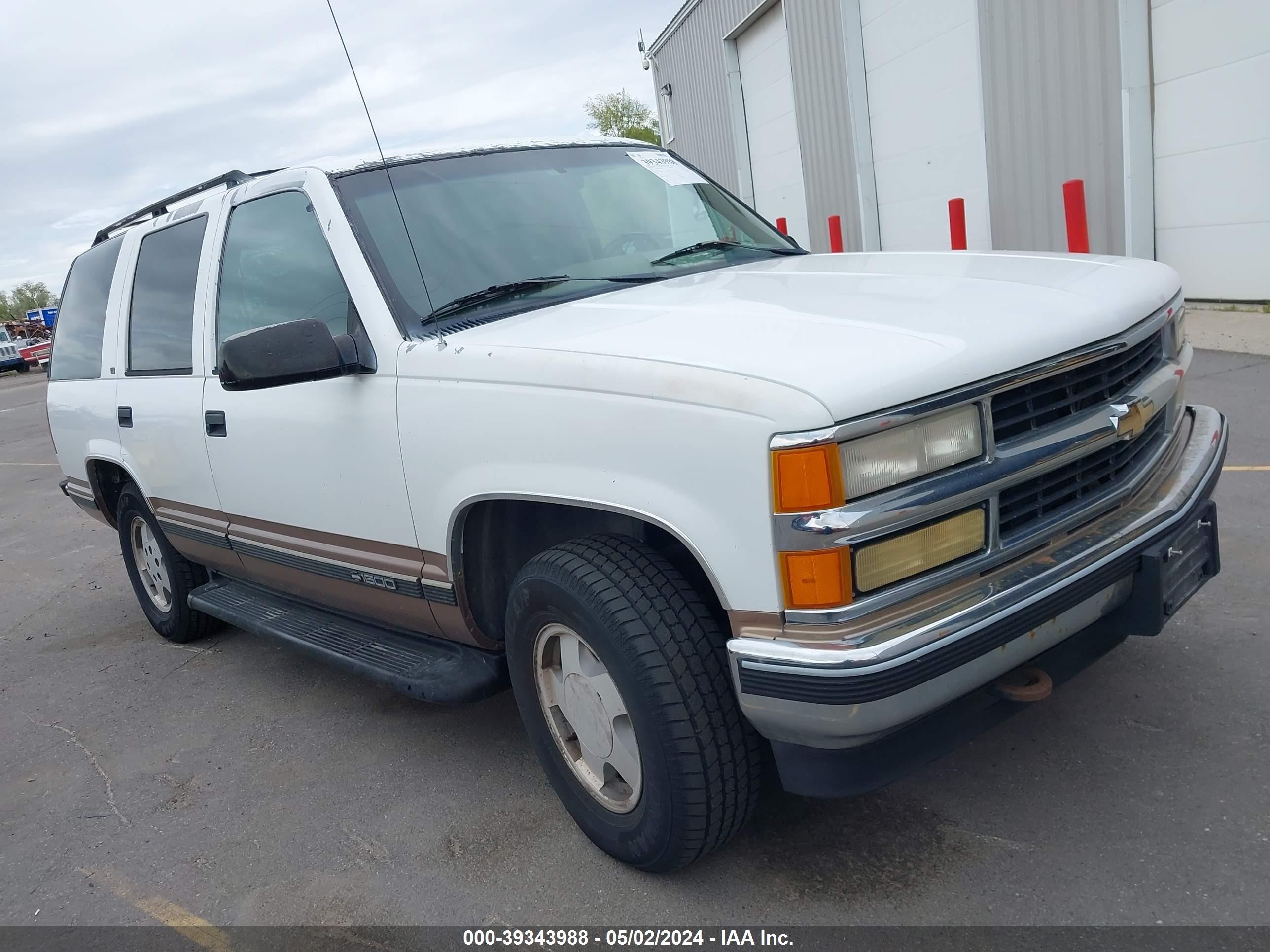 CHEVROLET TAHOE 1995 1gnek13k4sj378488