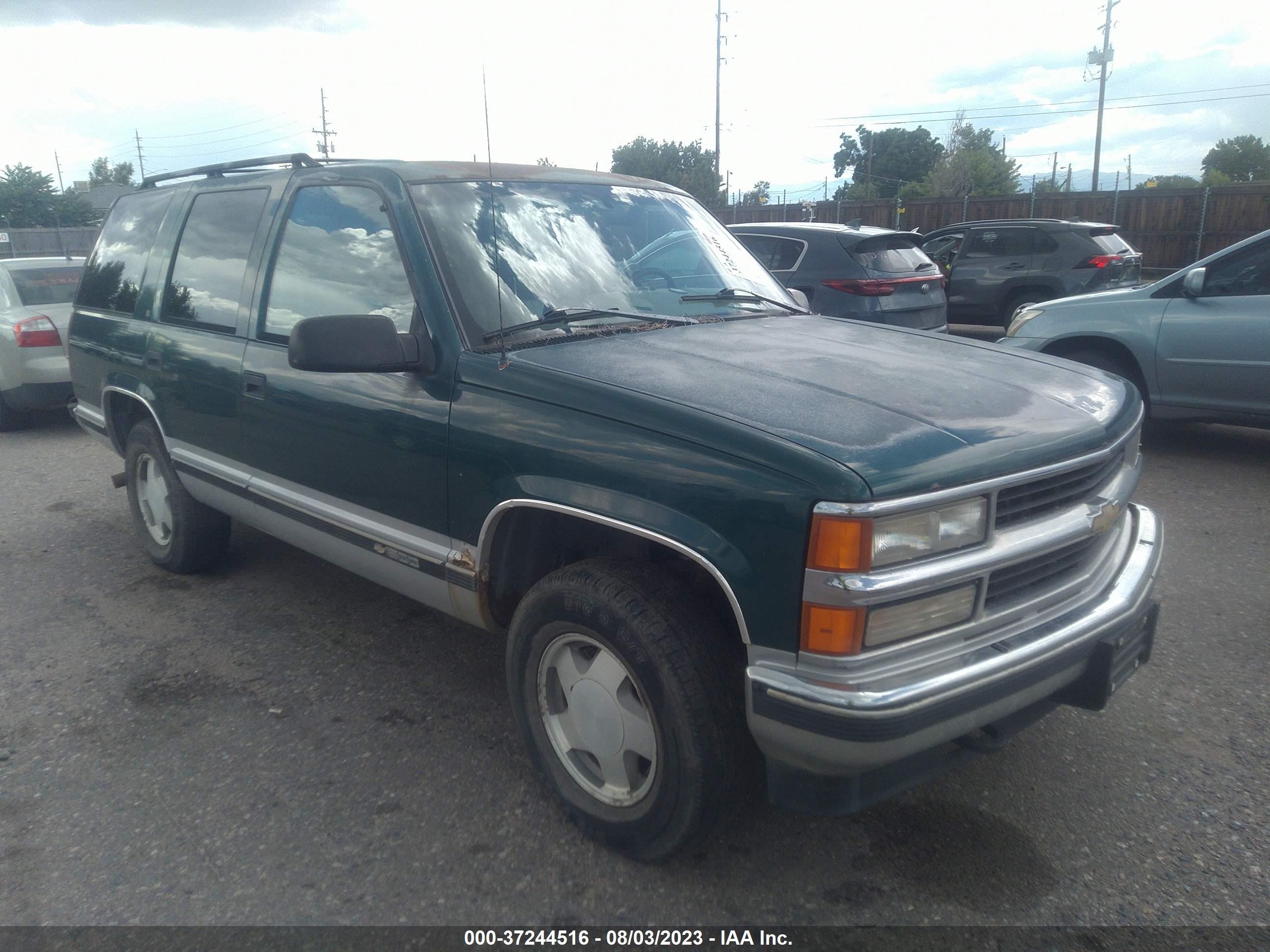 CHEVROLET TAHOE 1996 1gnek13r3tj309869