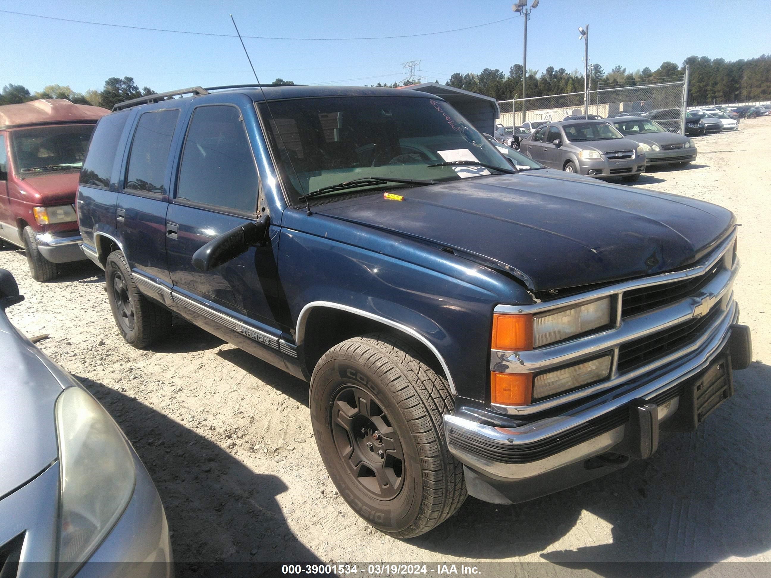 CHEVROLET TAHOE 1999 1gnek13r5xj576081