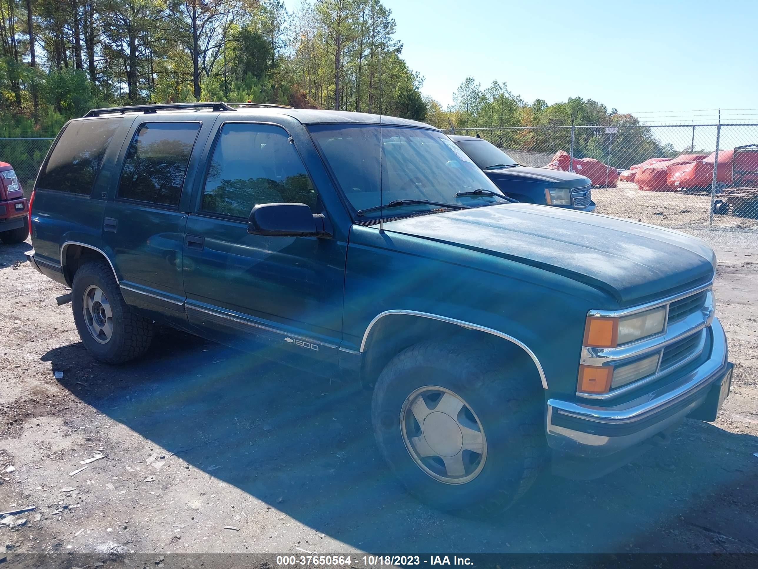 CHEVROLET TAHOE 1997 1gnek13r6vj405773