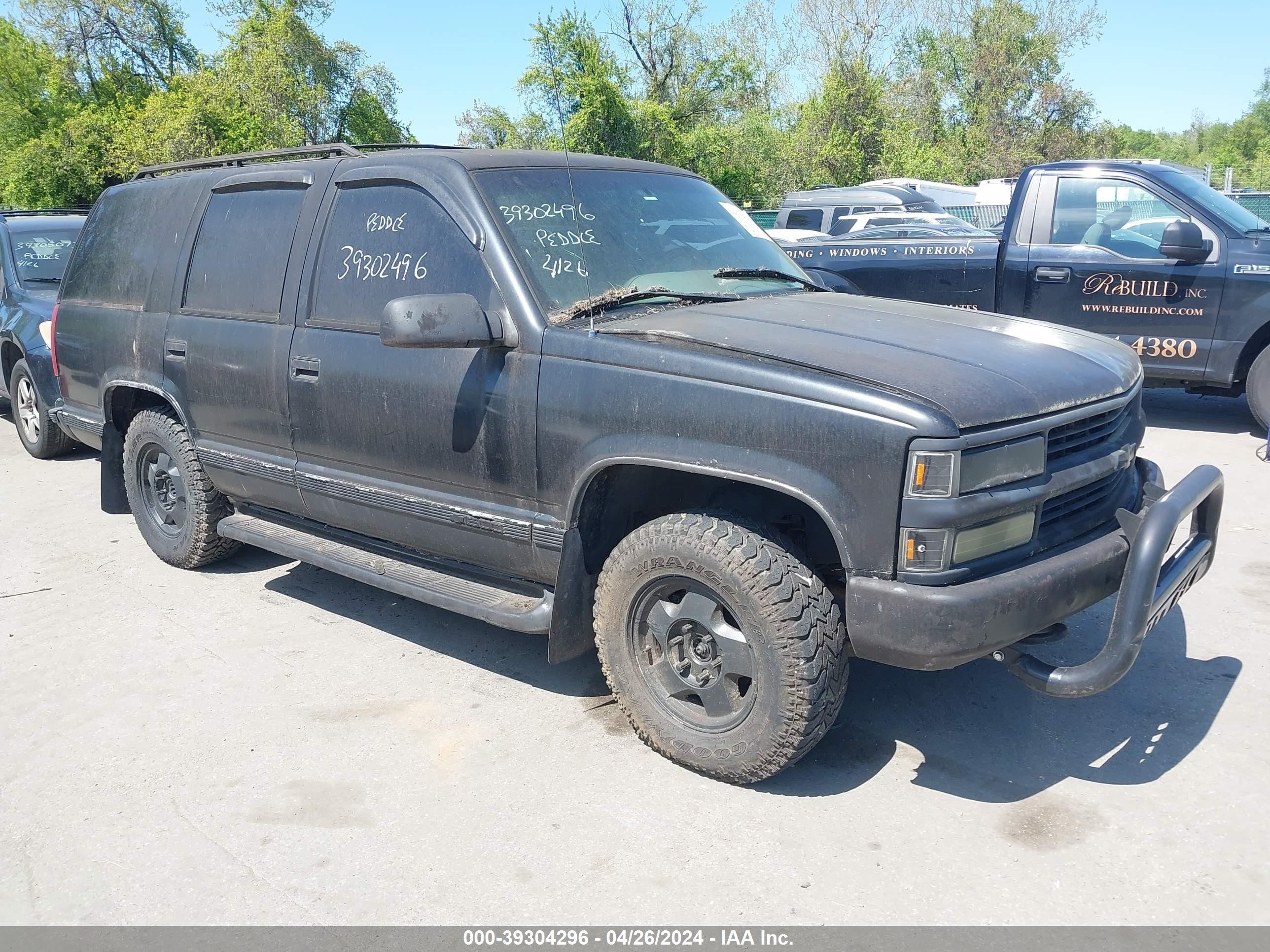 CHEVROLET TAHOE 1996 1gnek13r9tj371471