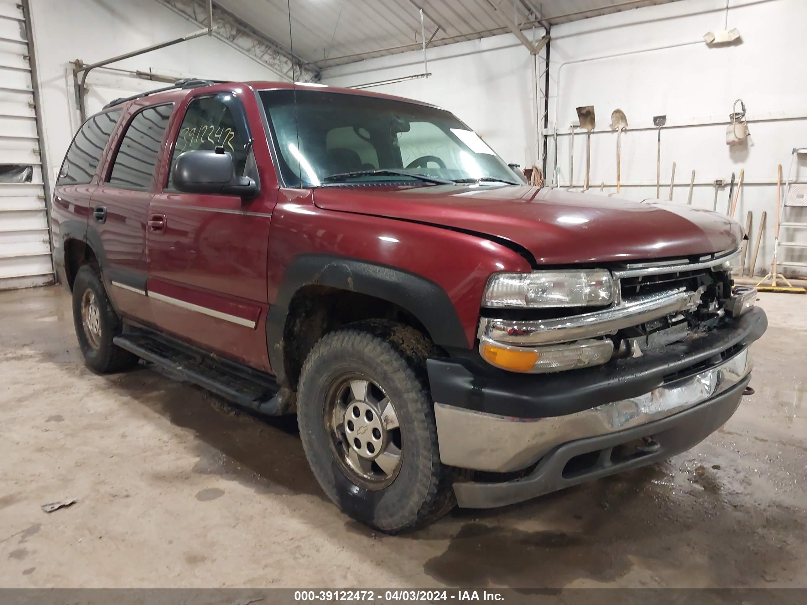 CHEVROLET TAHOE 2001 1gnek13t01j311538