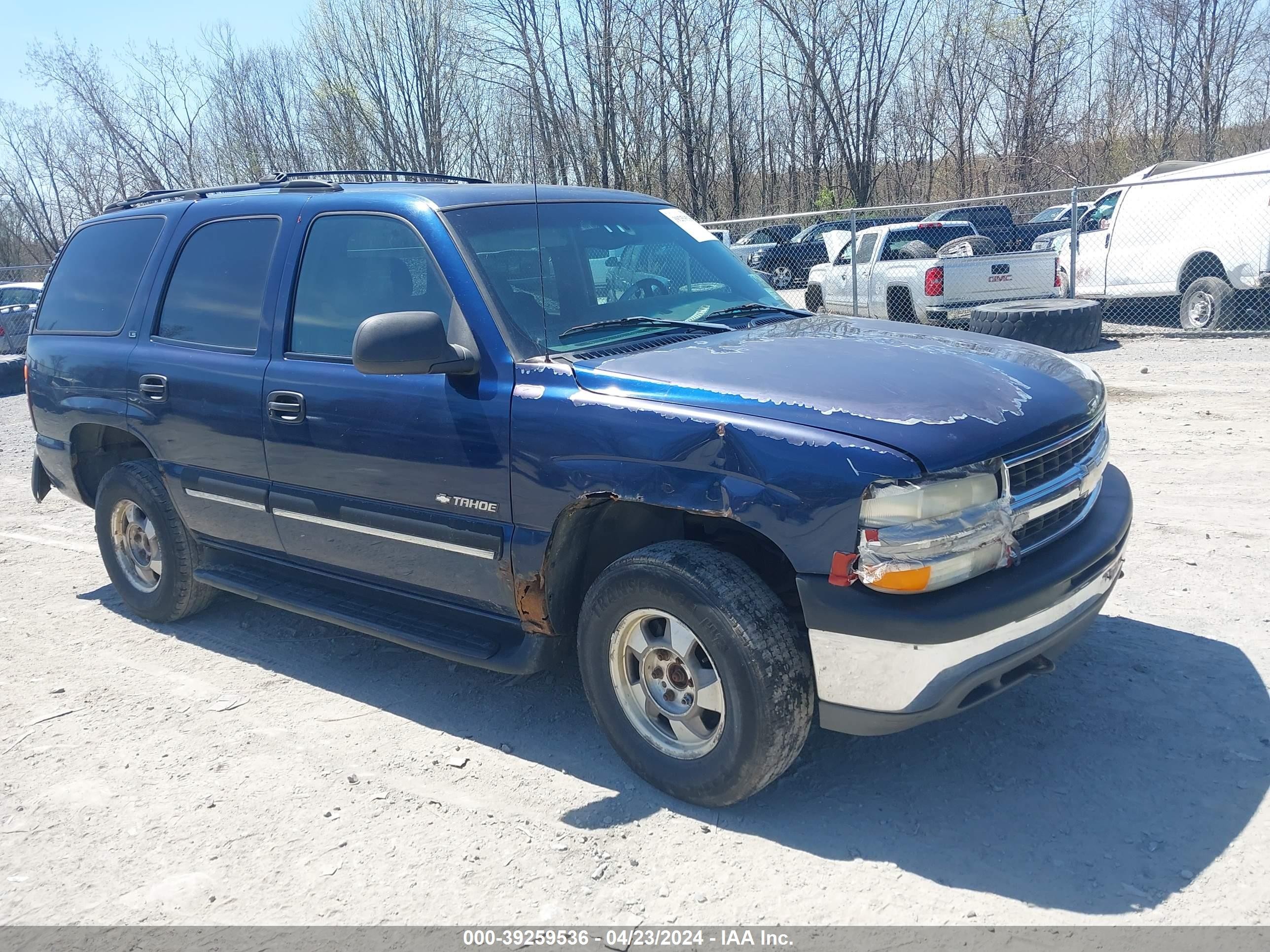 CHEVROLET TAHOE 2001 1gnek13t01r139433