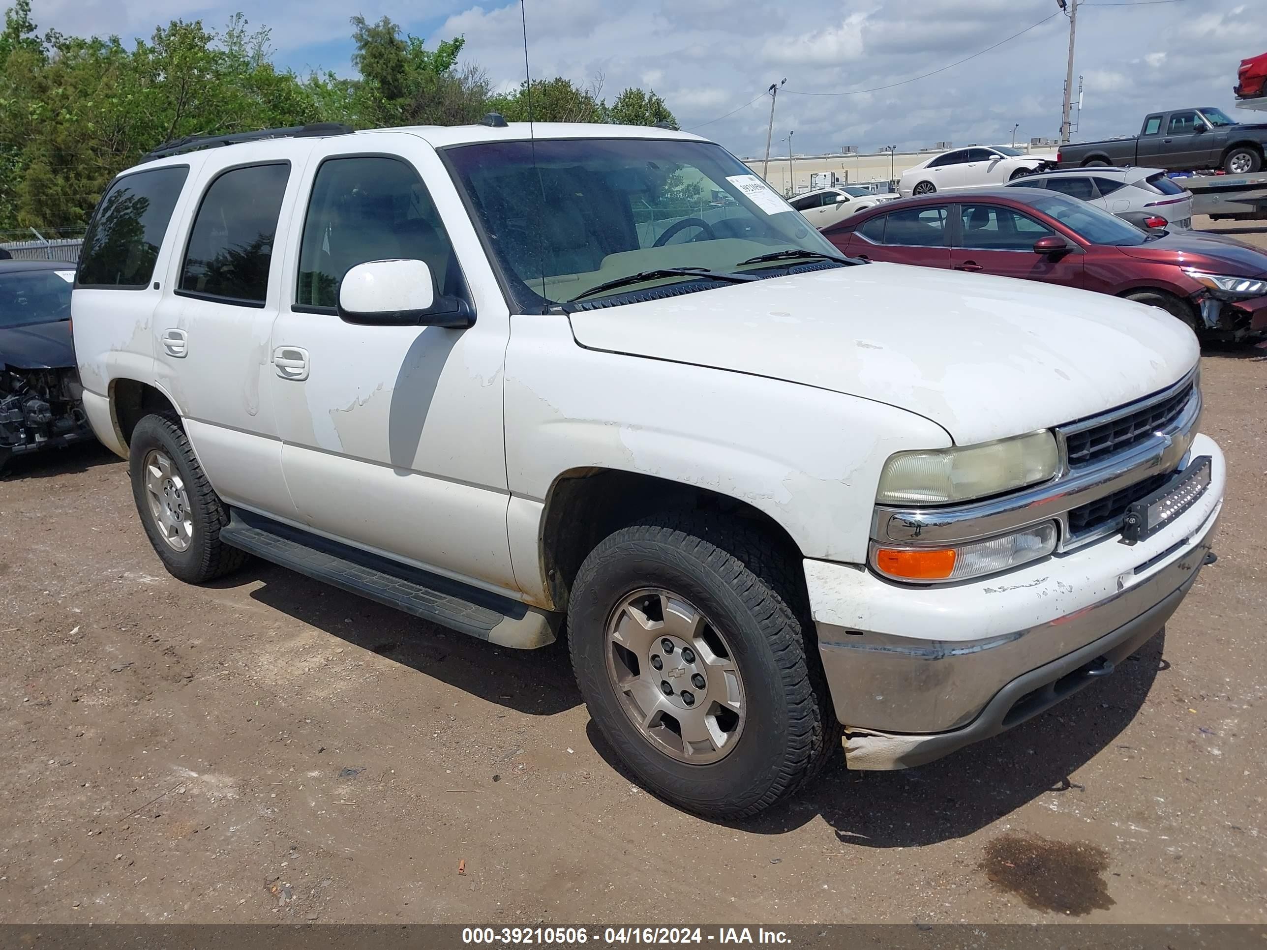 CHEVROLET TAHOE 2005 1gnek13t05j198146