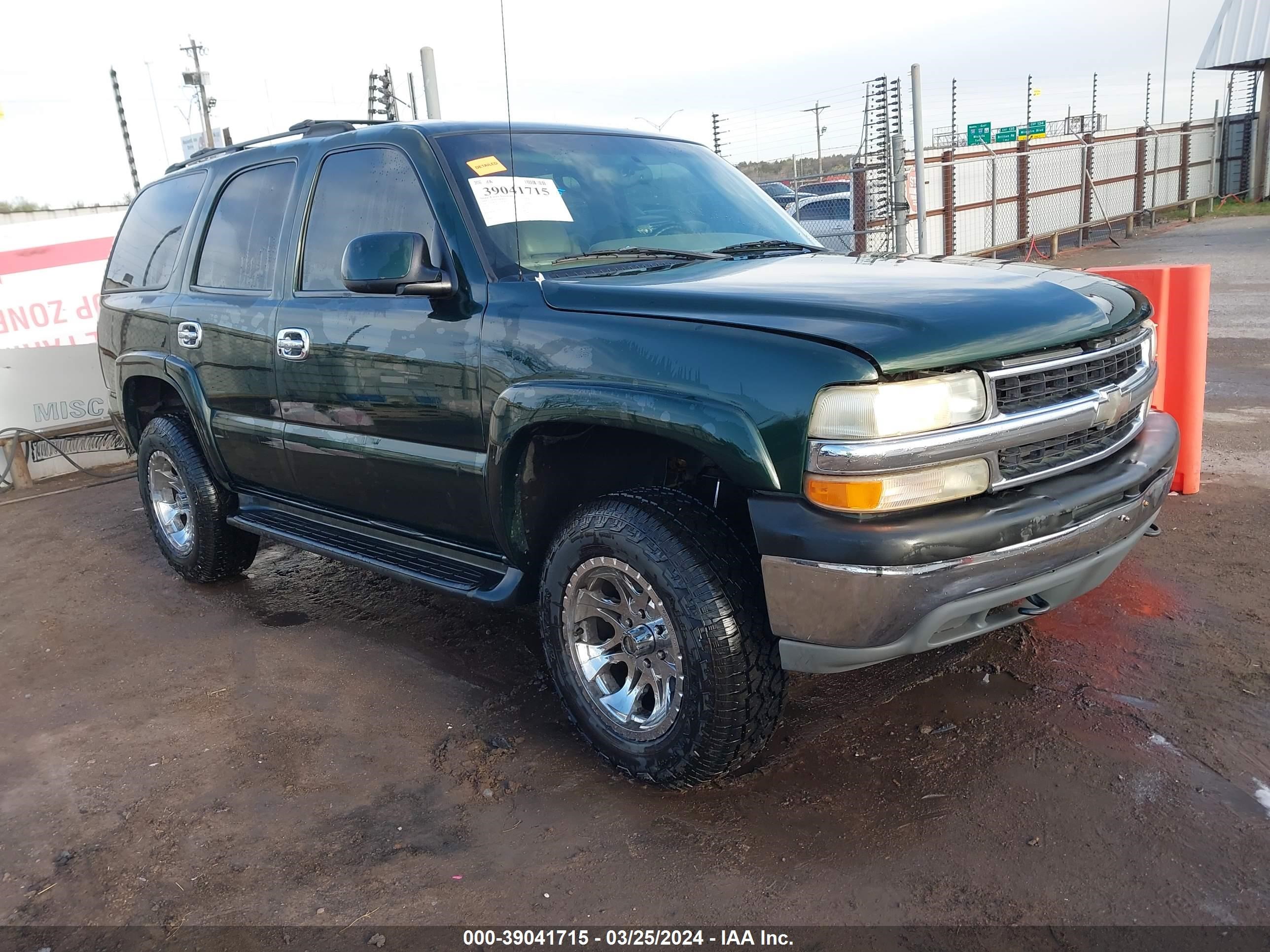 CHEVROLET TAHOE 2001 1gnek13t11j140704