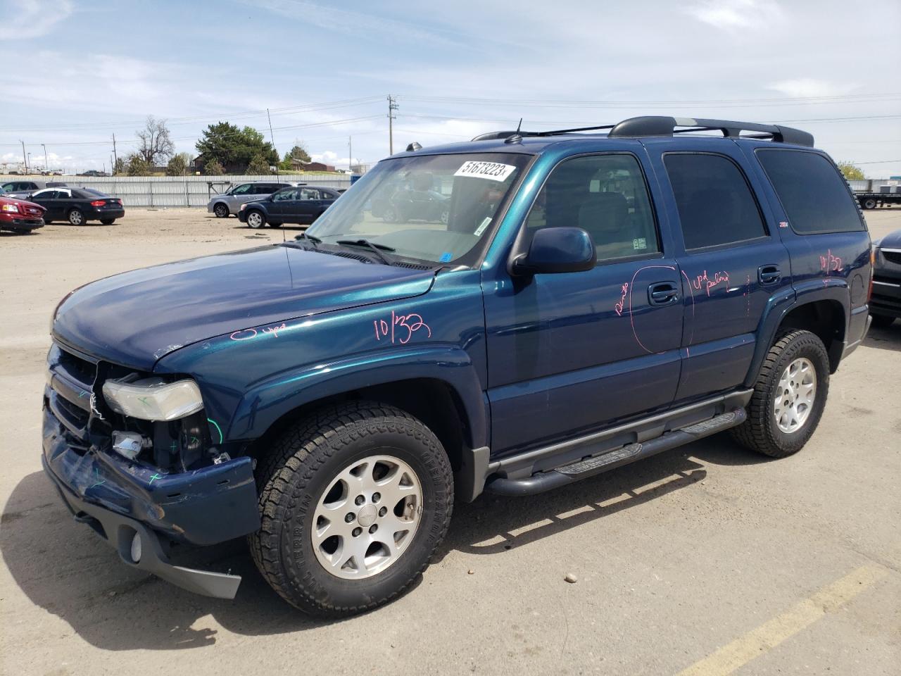 CHEVROLET TAHOE 2005 1gnek13t15r191224