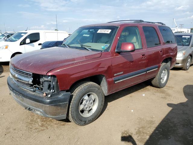 CHEVROLET TAHOE K150 2001 1gnek13t21j239757