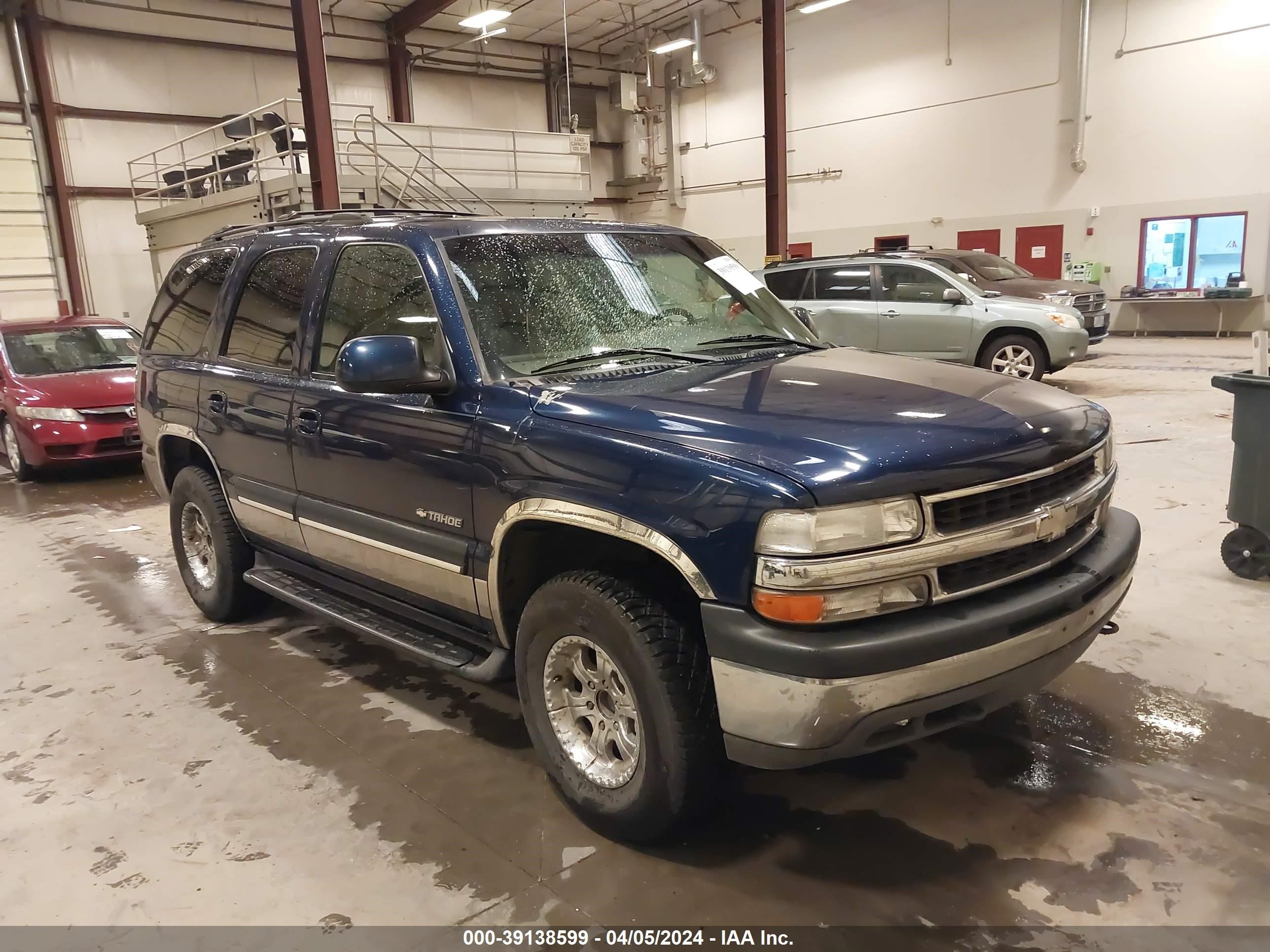 CHEVROLET TAHOE 2001 1gnek13t21r131091