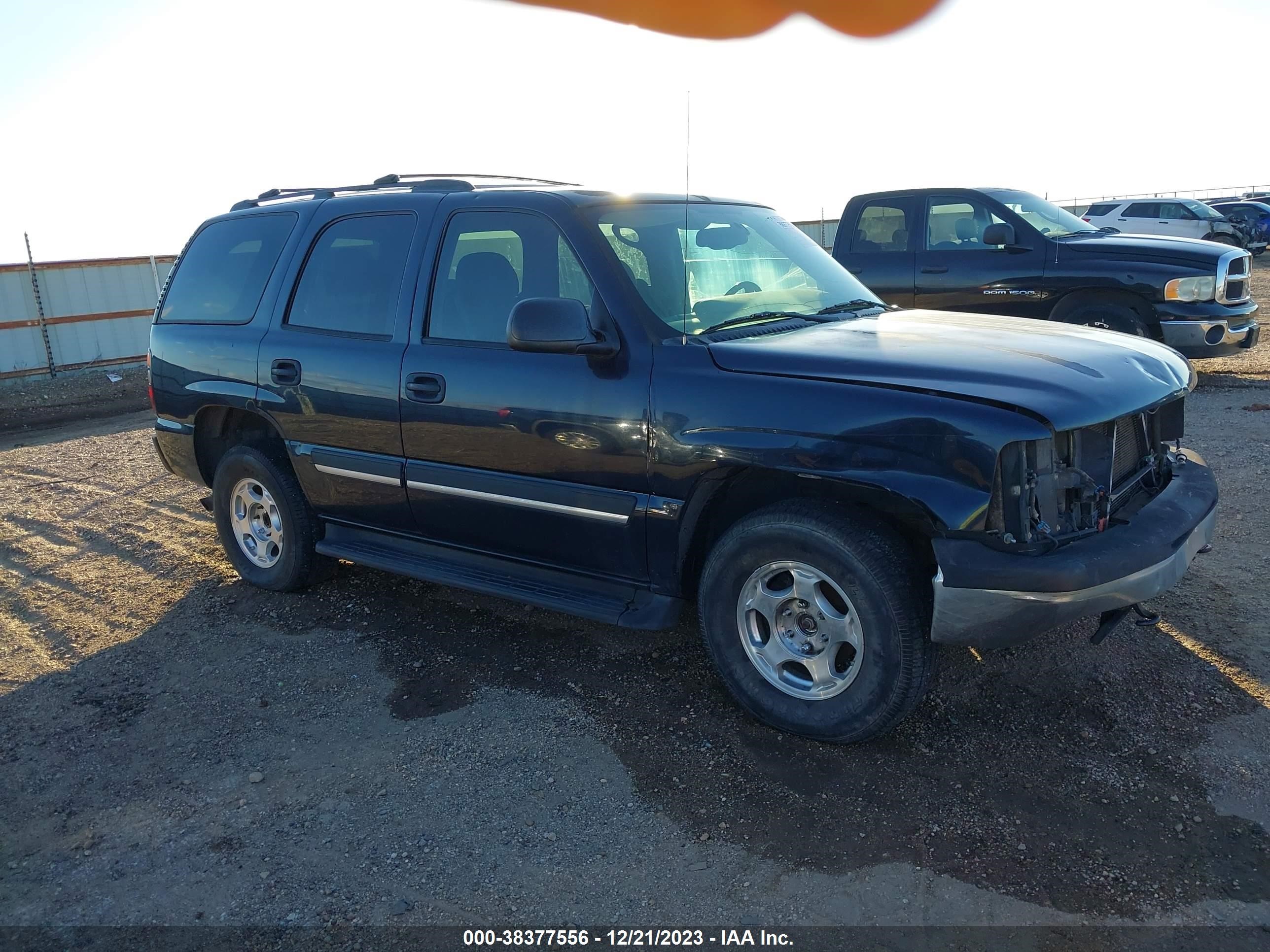 CHEVROLET TAHOE 2005 1gnek13t25j264521