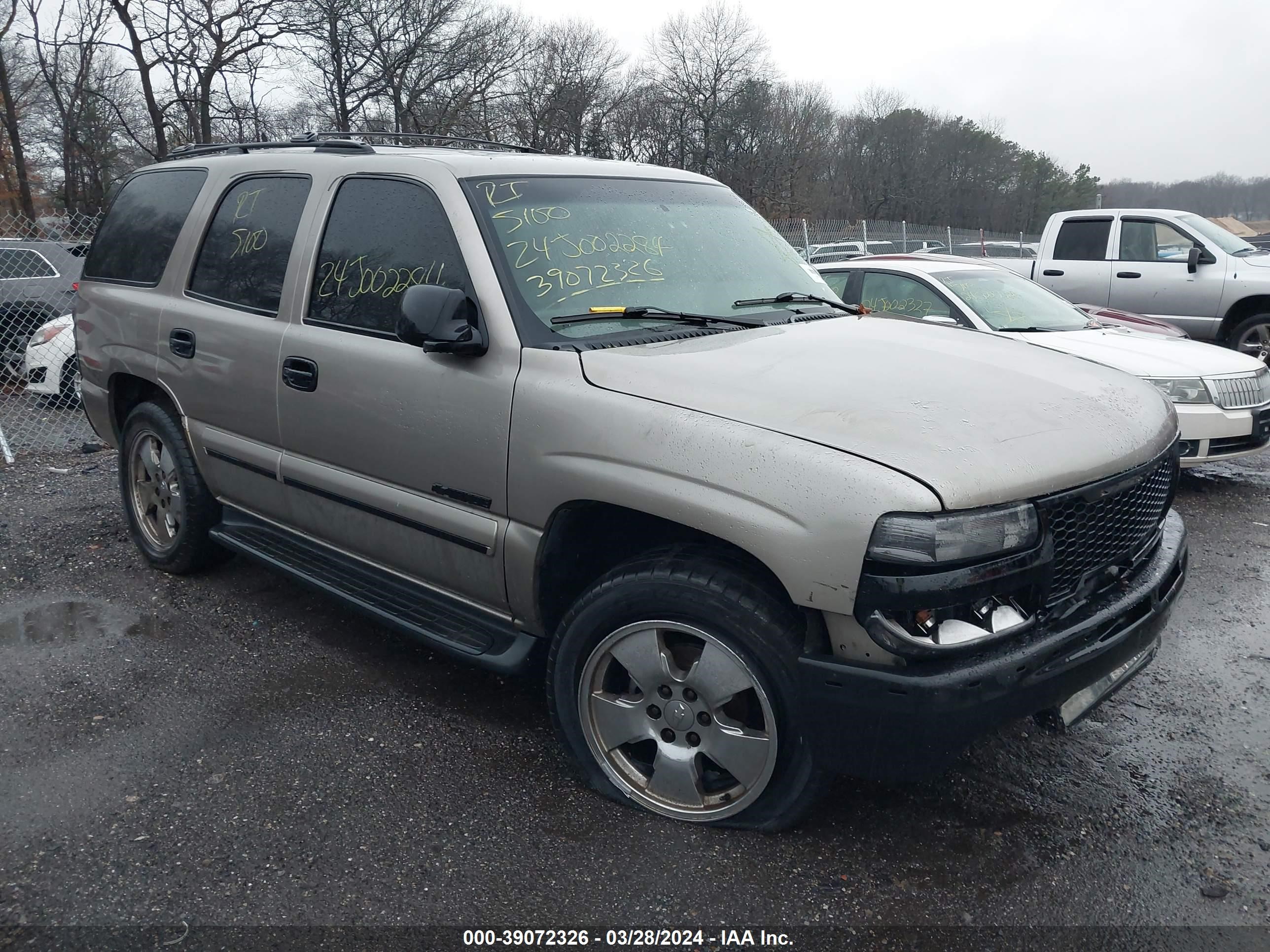 CHEVROLET TAHOE 2000 1gnek13t2yj153908