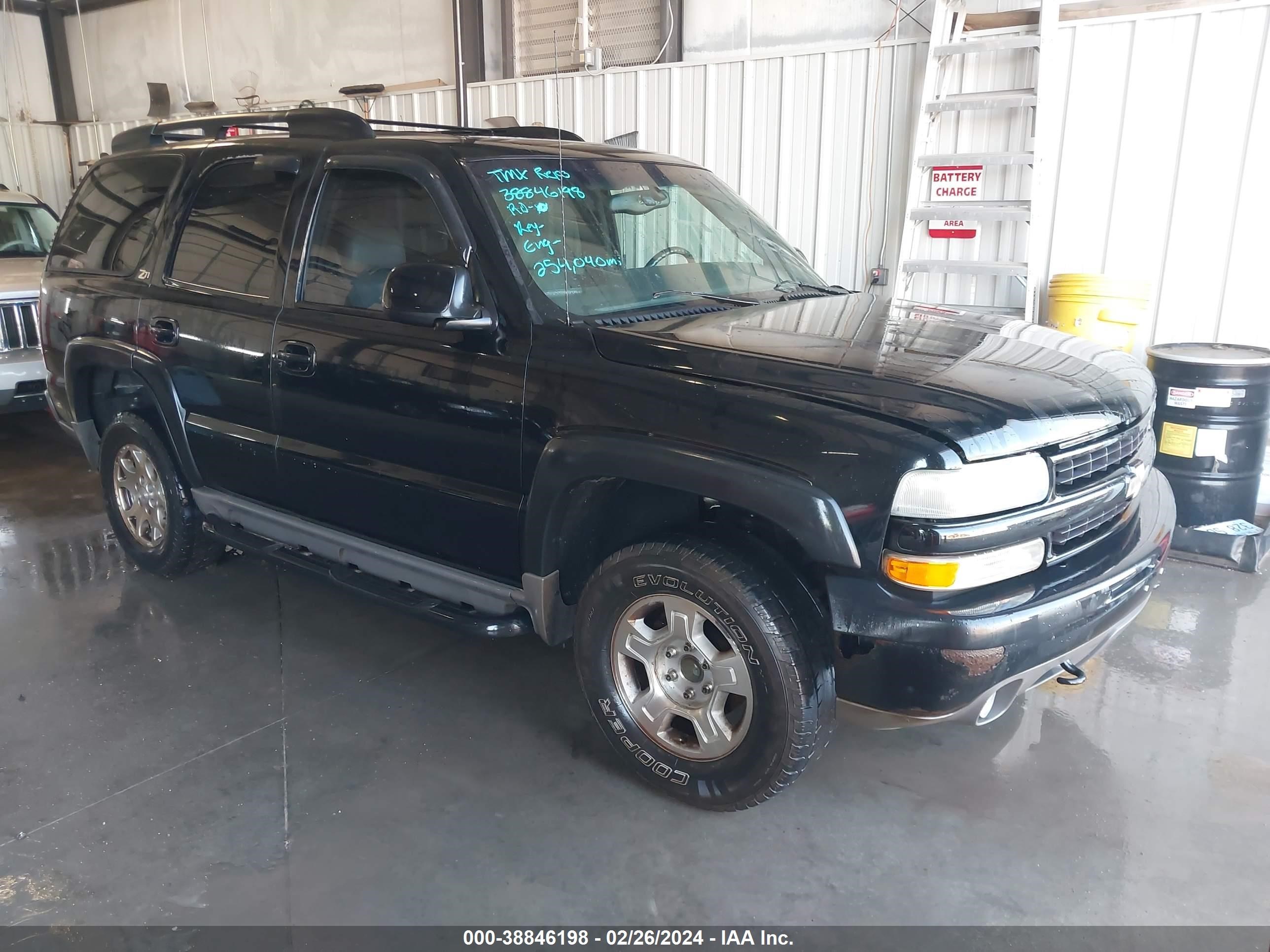 CHEVROLET TAHOE 2001 1gnek13t31r184866