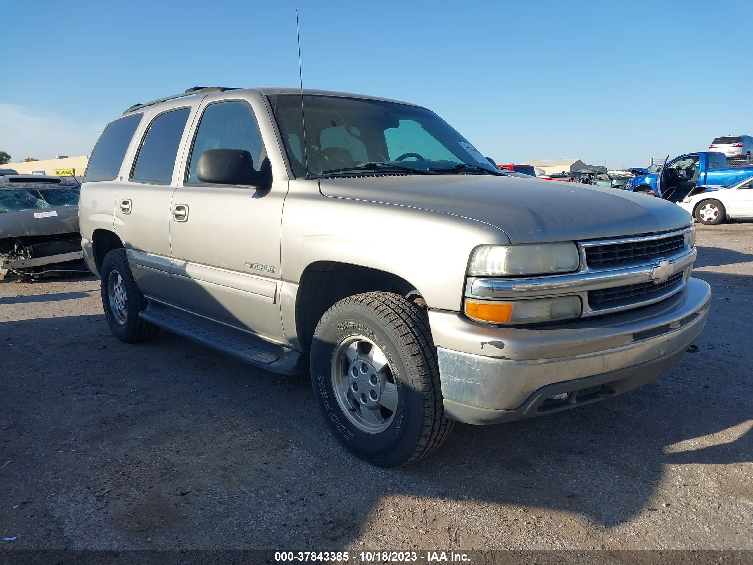 CHEVROLET TAHOE 2001 1gnek13t31r198492