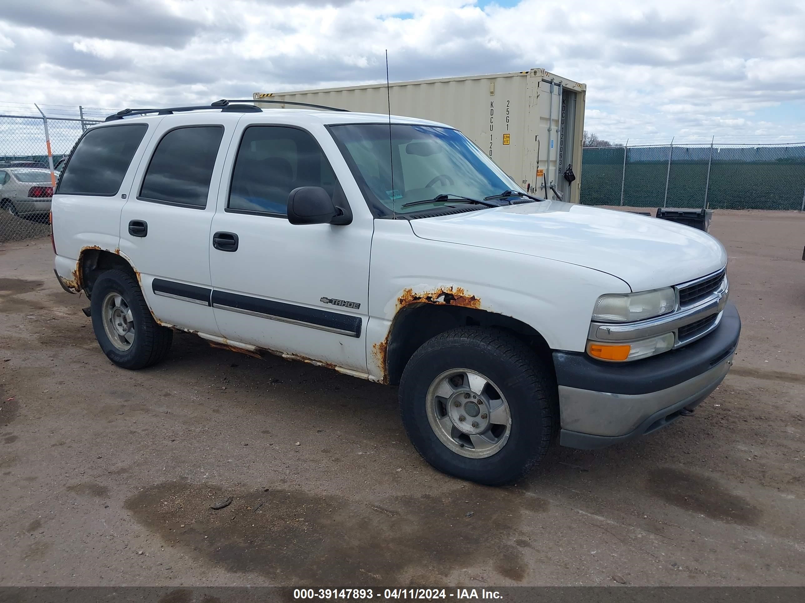 CHEVROLET TAHOE 2001 1gnek13t41j242983