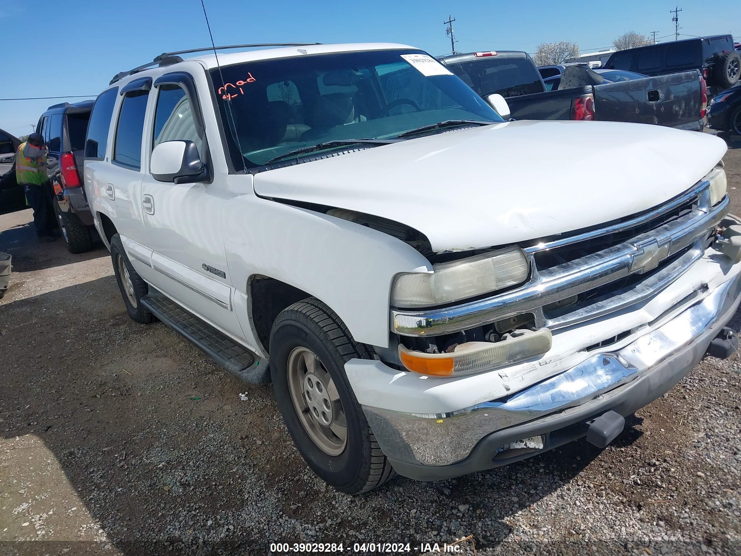 CHEVROLET TAHOE 2001 1gnek13t41j252512