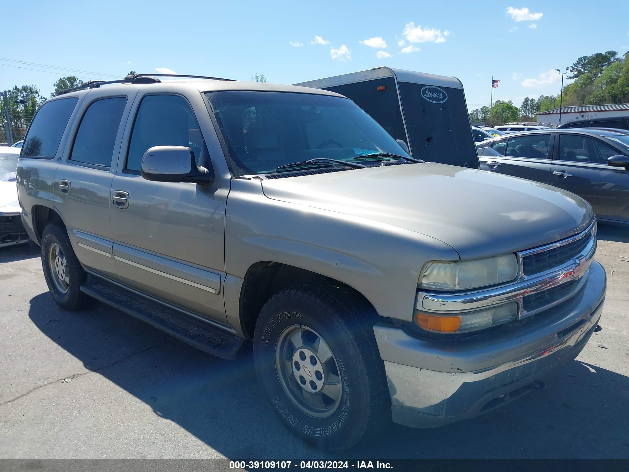 CHEVROLET TAHOE 2001 1gnek13t41j300445