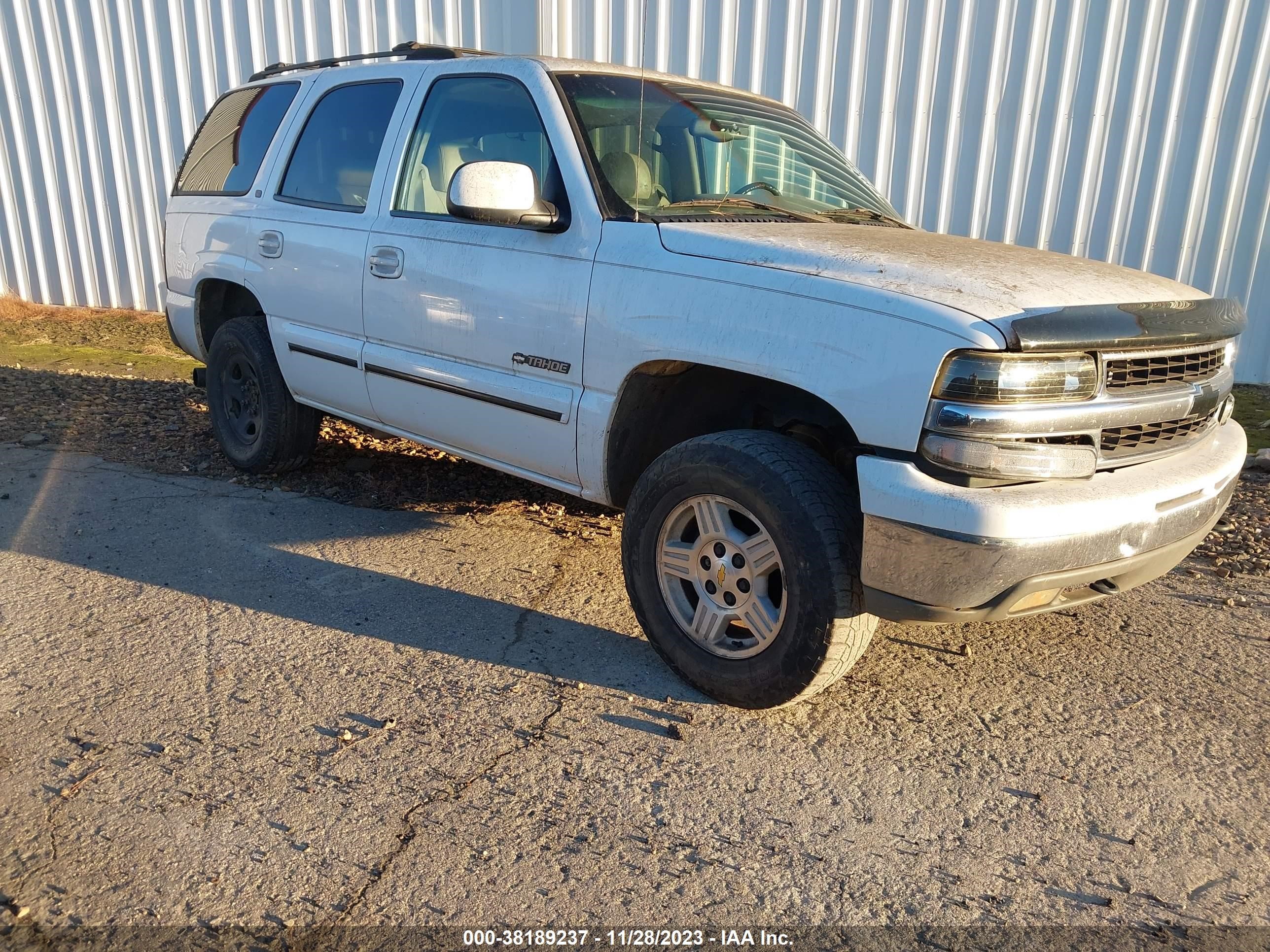 CHEVROLET TAHOE 2001 1gnek13t41r160530